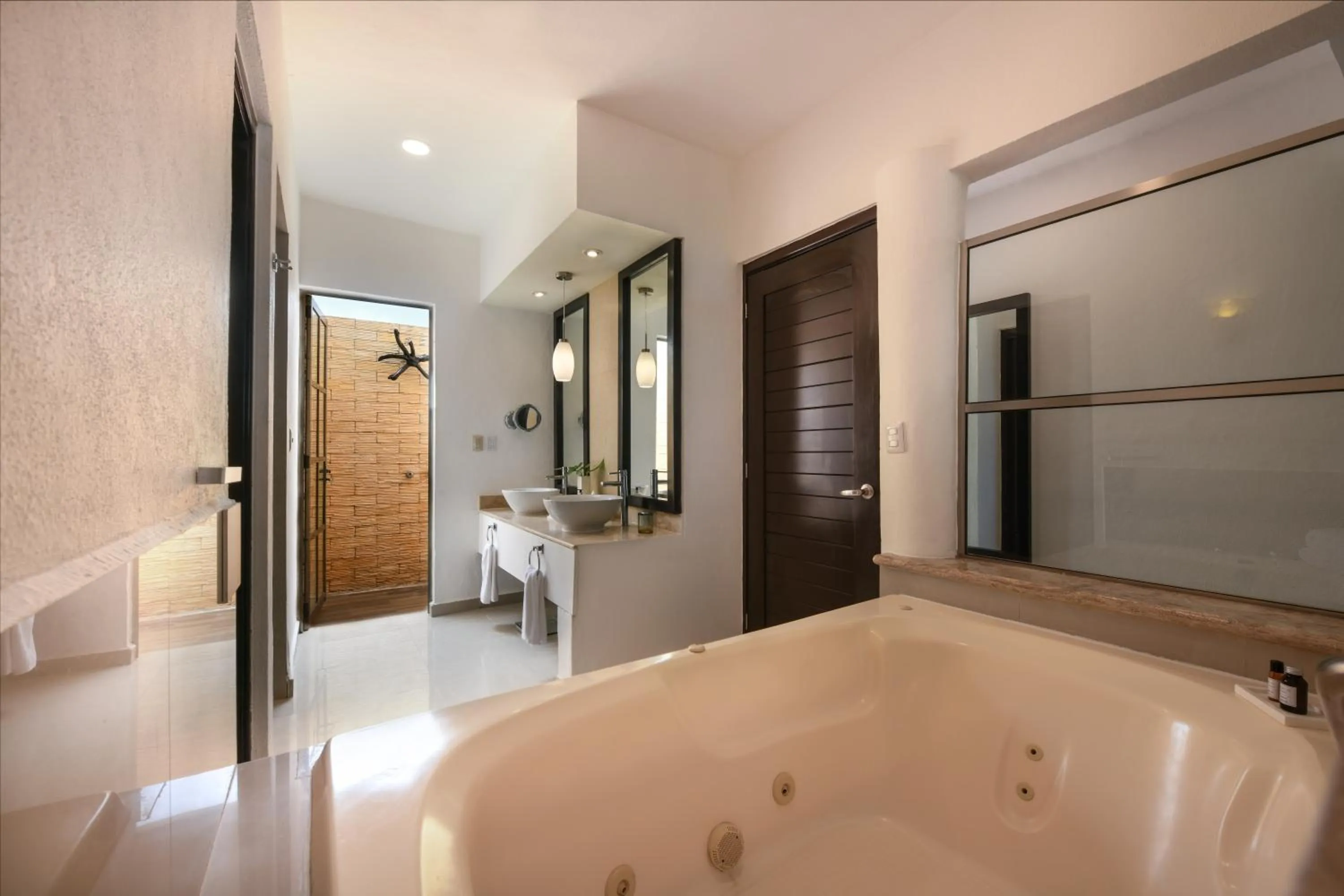 Shower in El Dorado Maroma Cenote, Underground Expedition All & More Inclusive - Adults Only