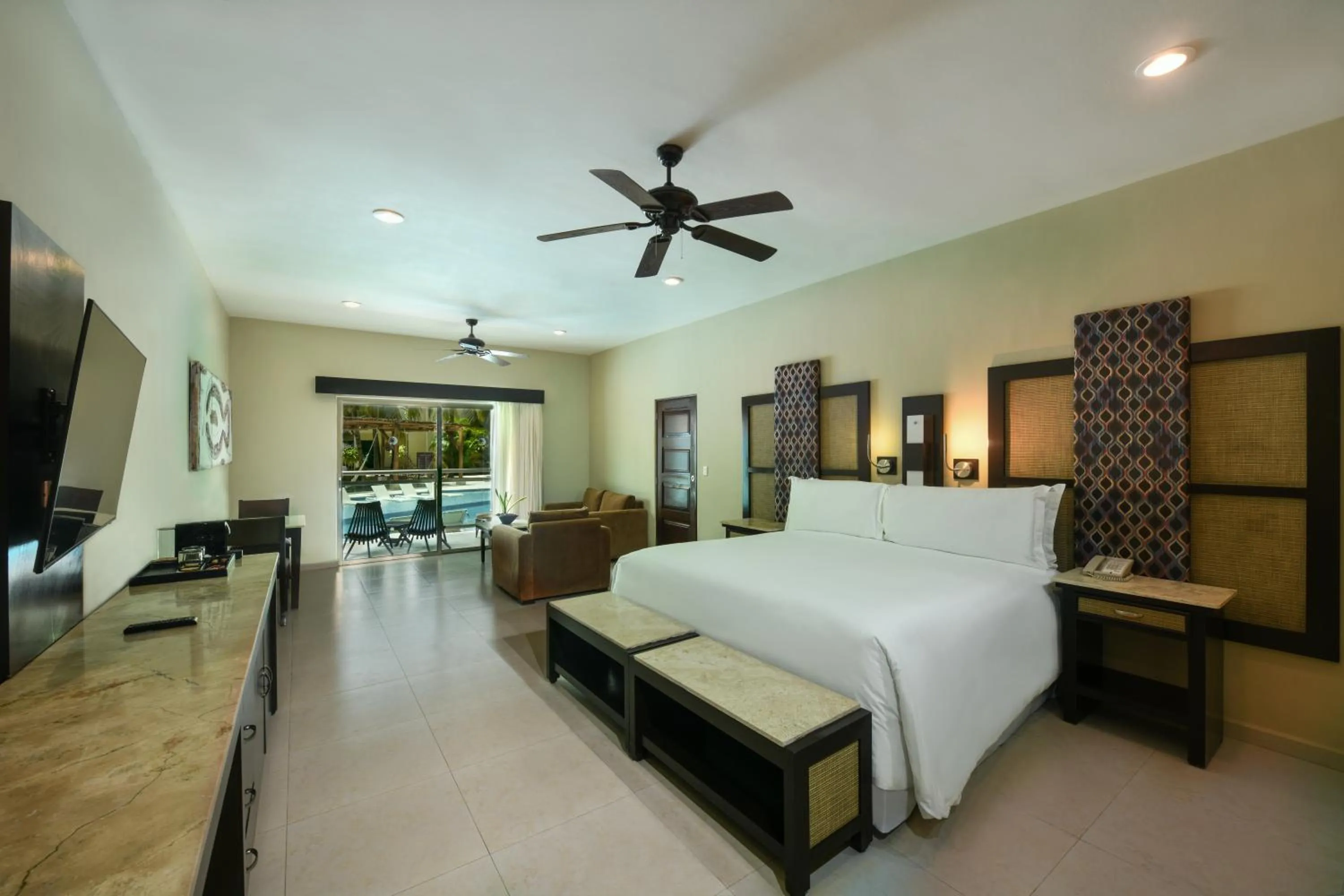 TV and multimedia, Bed in El Dorado Maroma Cenote, Underground Expedition All & More Inclusive - Adults Only