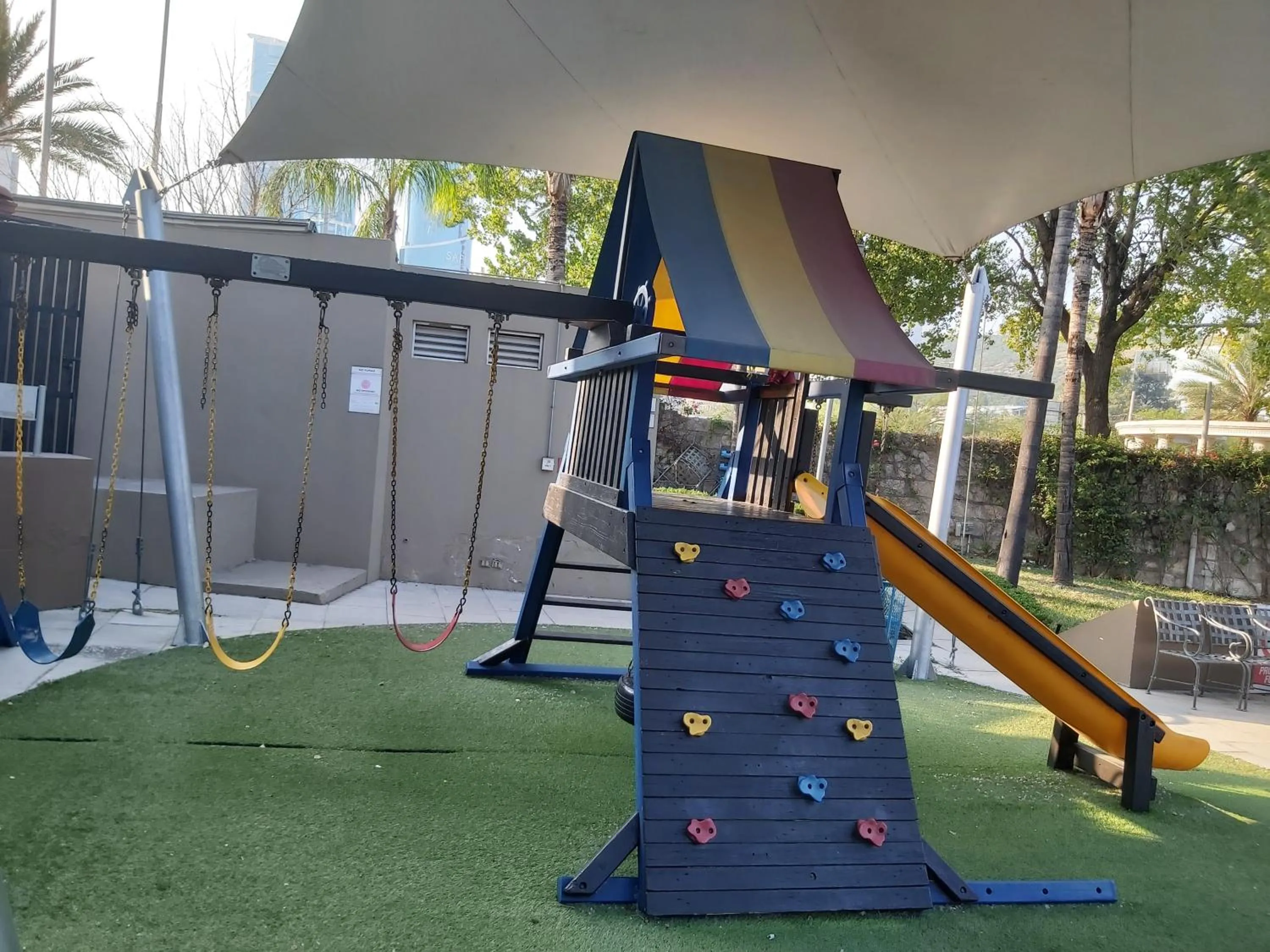 Children play ground in Novotel Monterrey Valle
