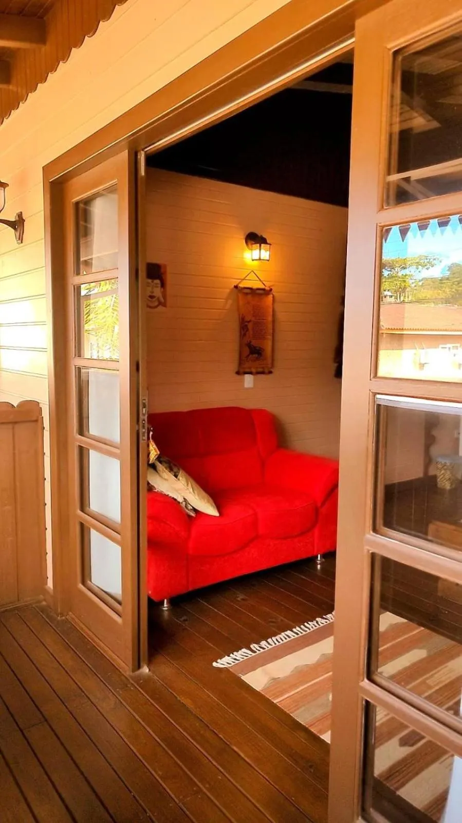 Bed in Pousada Casa do Oscar