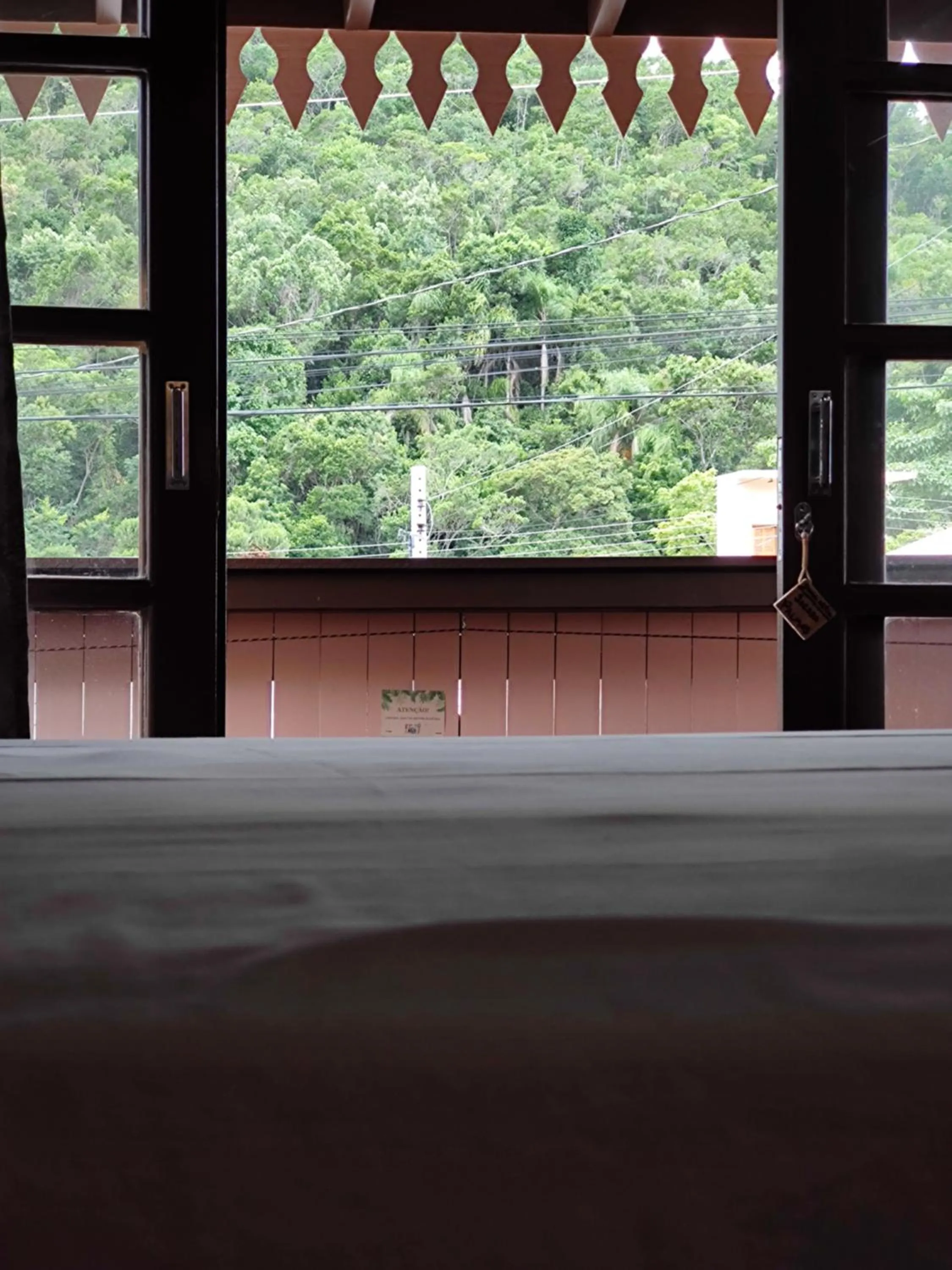 Balcony/Terrace, Bed in Pousada Casa do Oscar