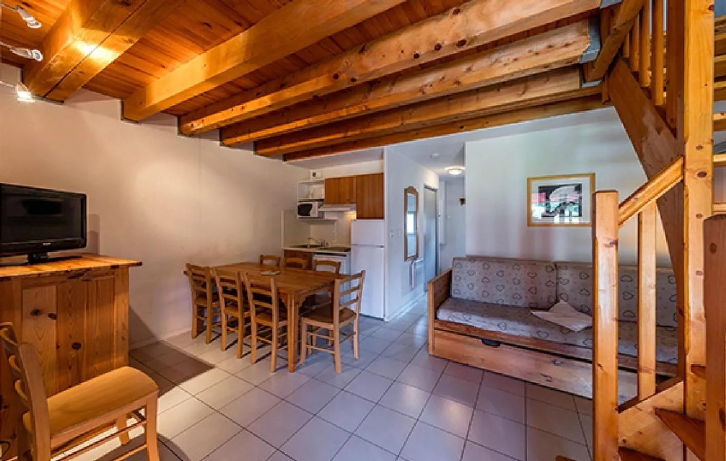 Living room in Résidence Les Trois Vallées - ARREAU