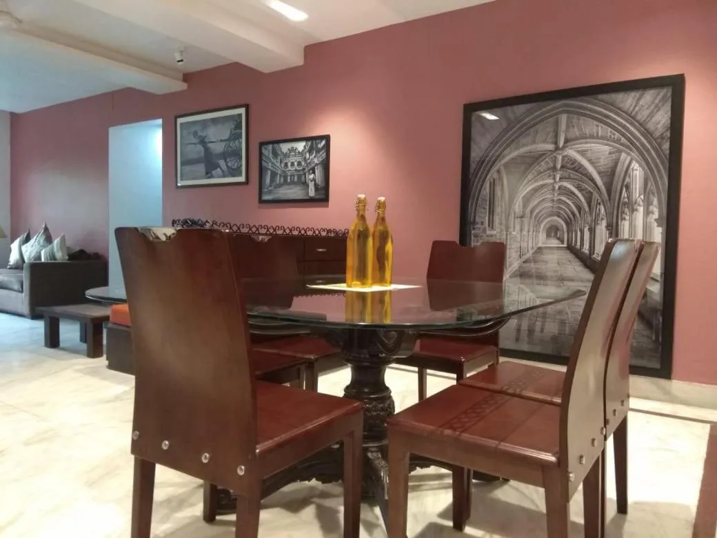 Dining area in Tatvam Residency