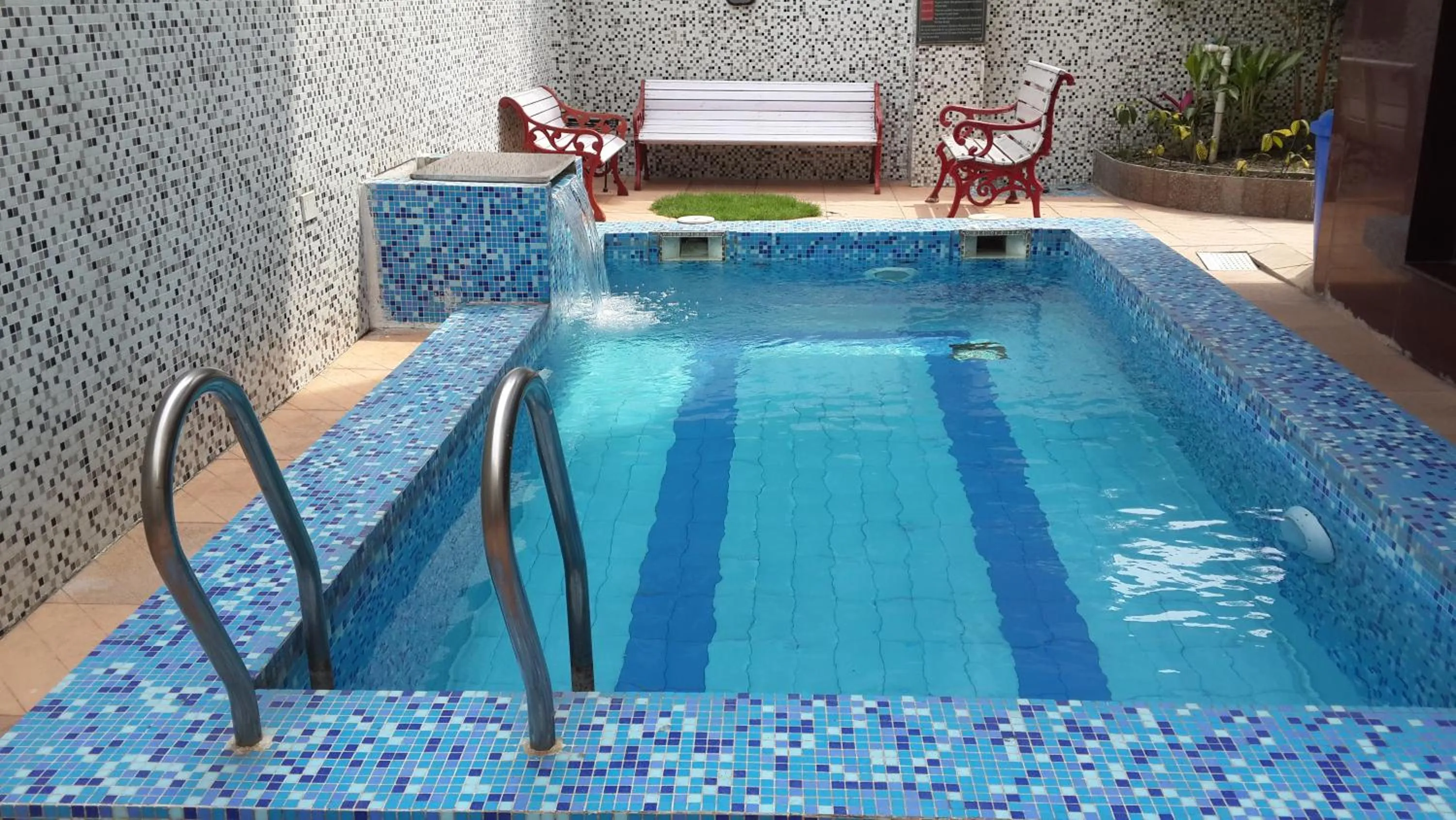 Swimming pool in Tatvam Residency