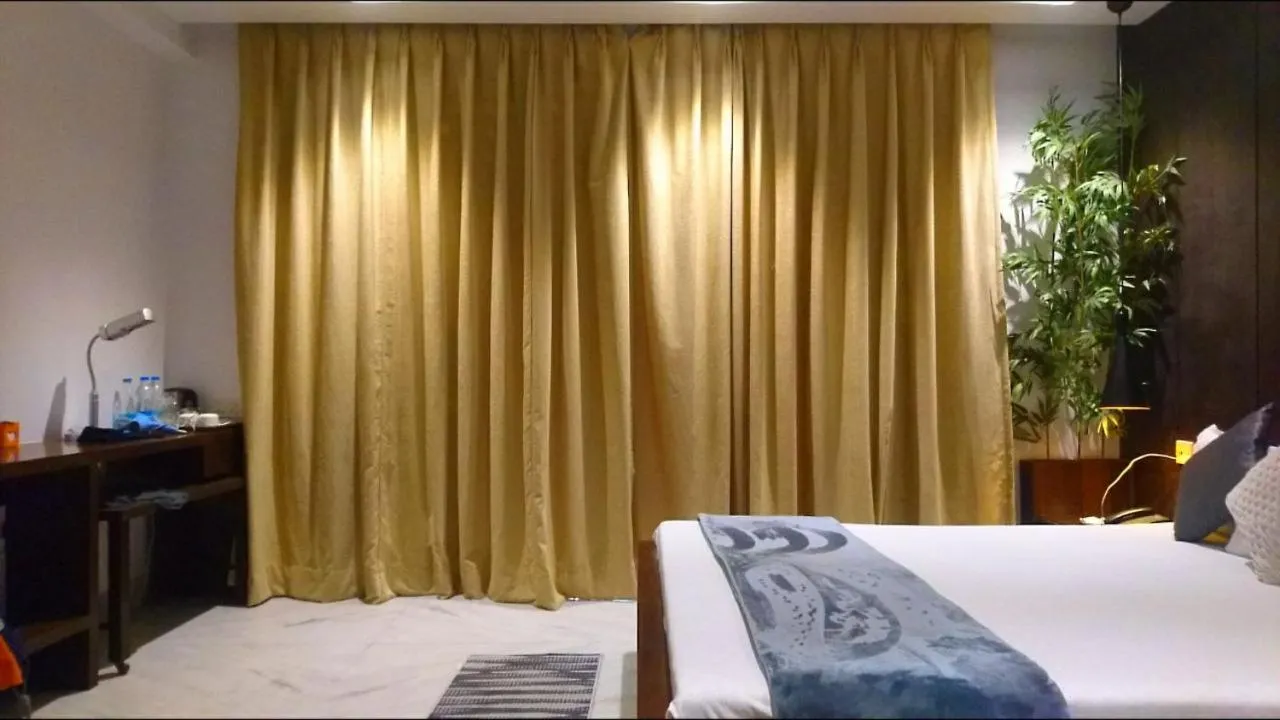 Bedroom, Bed in Tatvam Residency