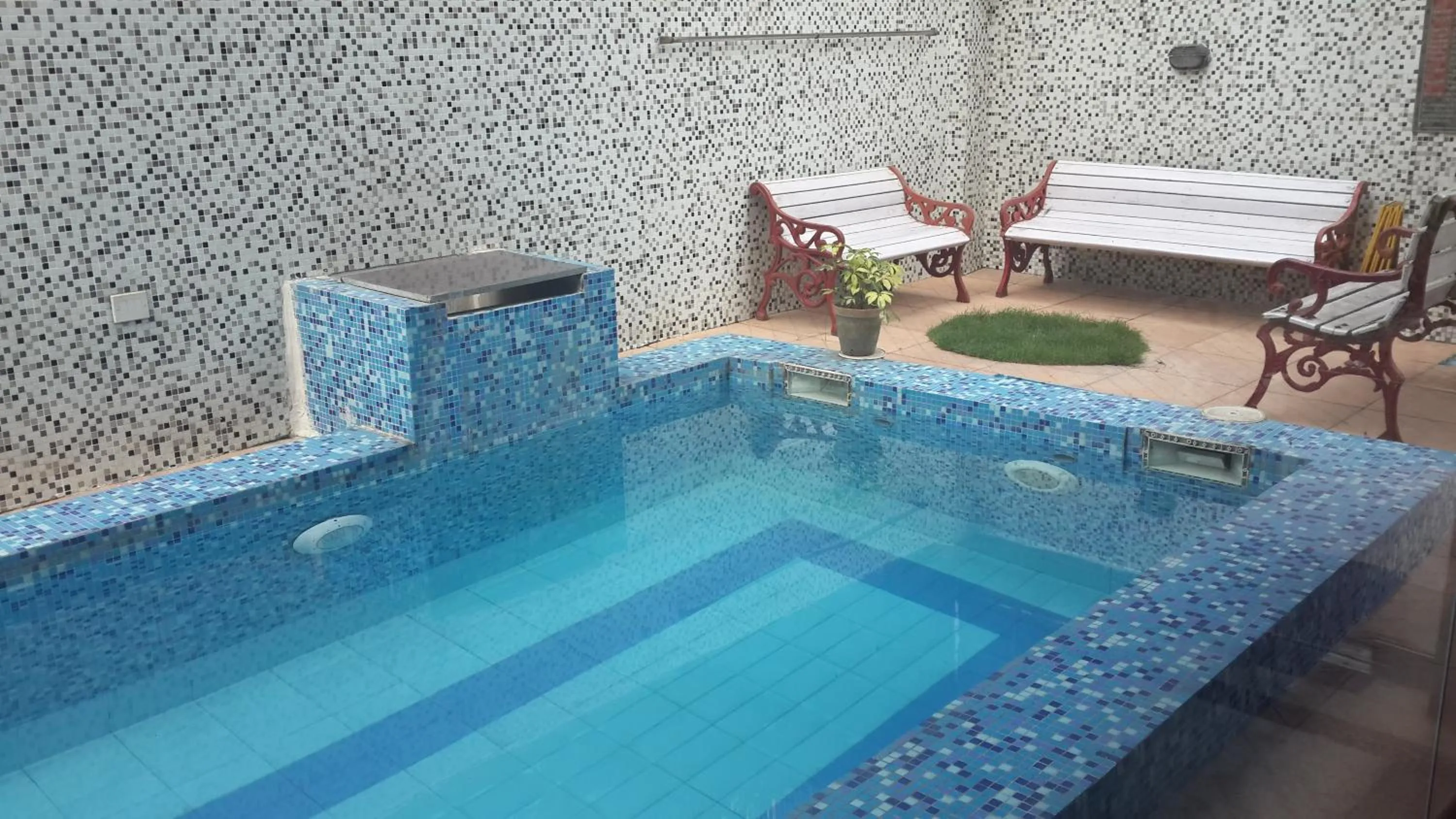 Swimming pool in Tatvam Residency