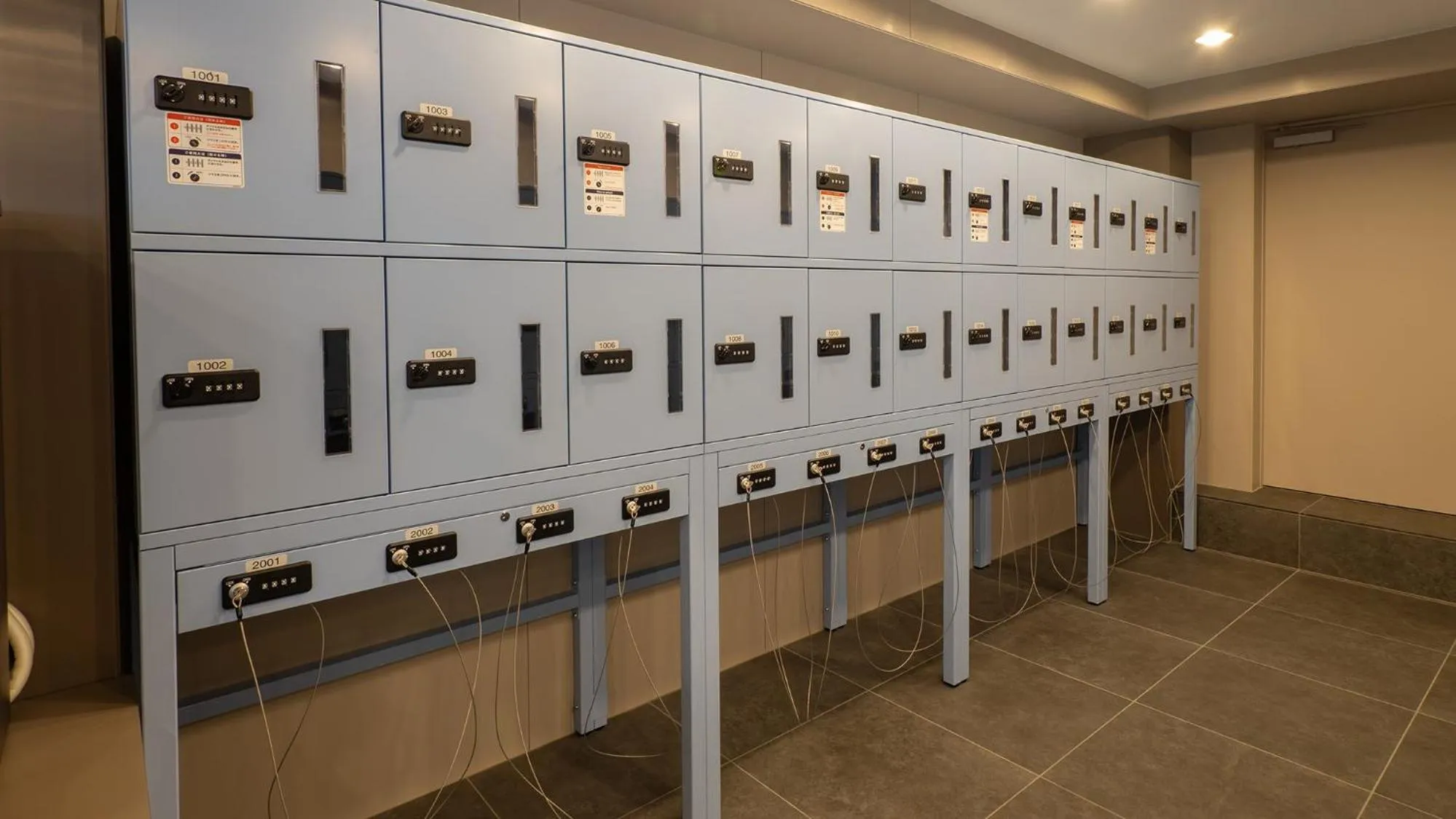 locker in Toyoko Inn Koriyama