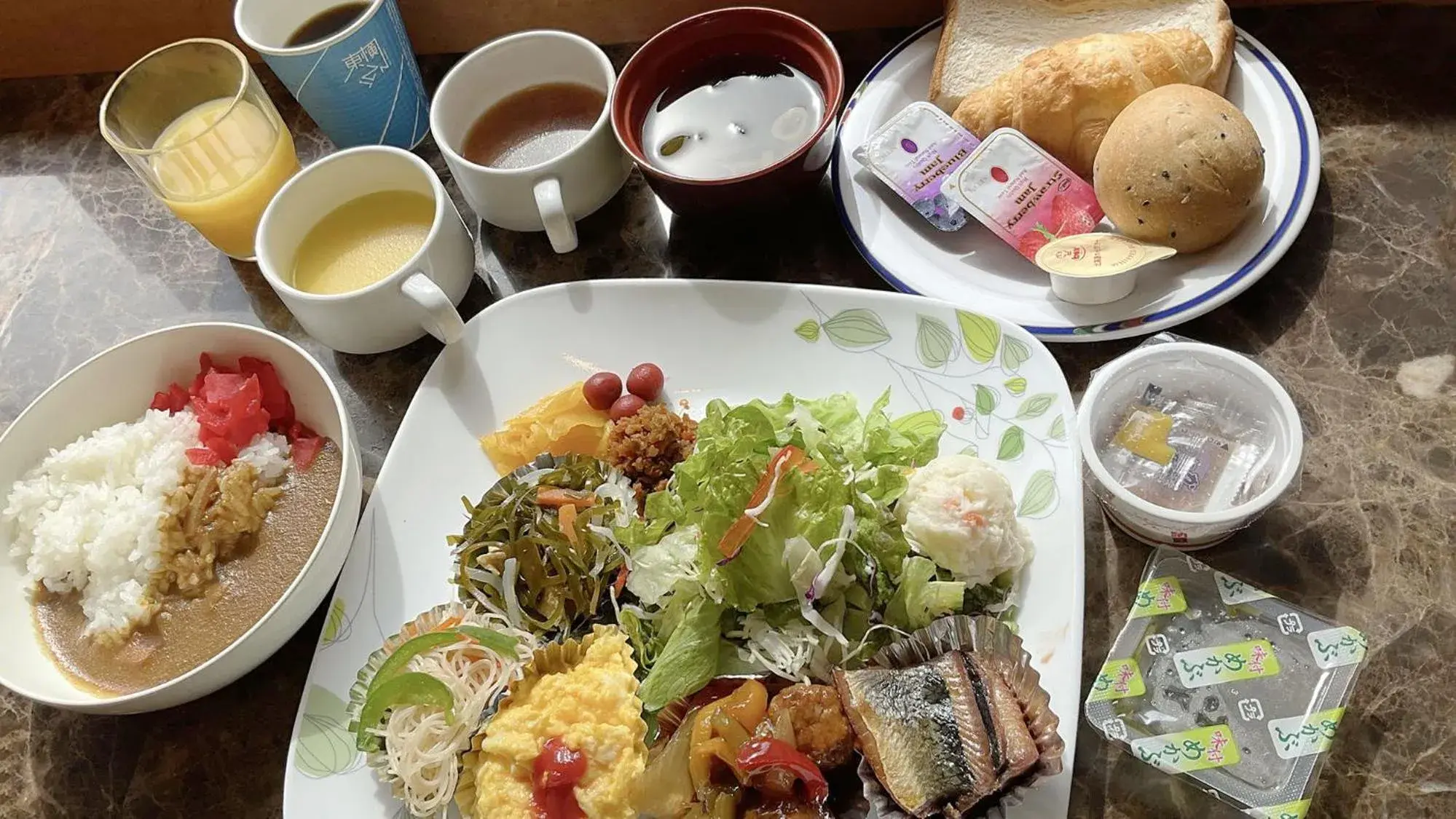 Breakfast in Toyoko Inn Morioka Ekimae Breakfast in Toyoko Inn Morioka Ekimae