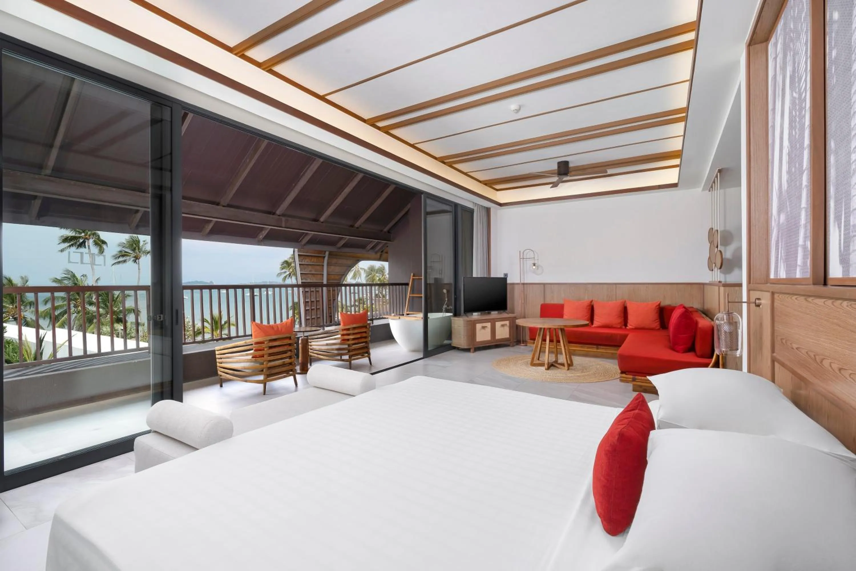 Photo of the whole room, Bed in The Culture Samui