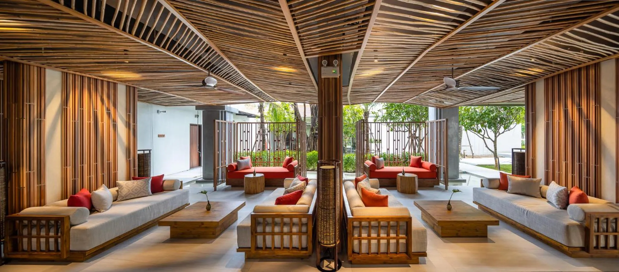 Lobby or reception, Bed in The Culture Samui