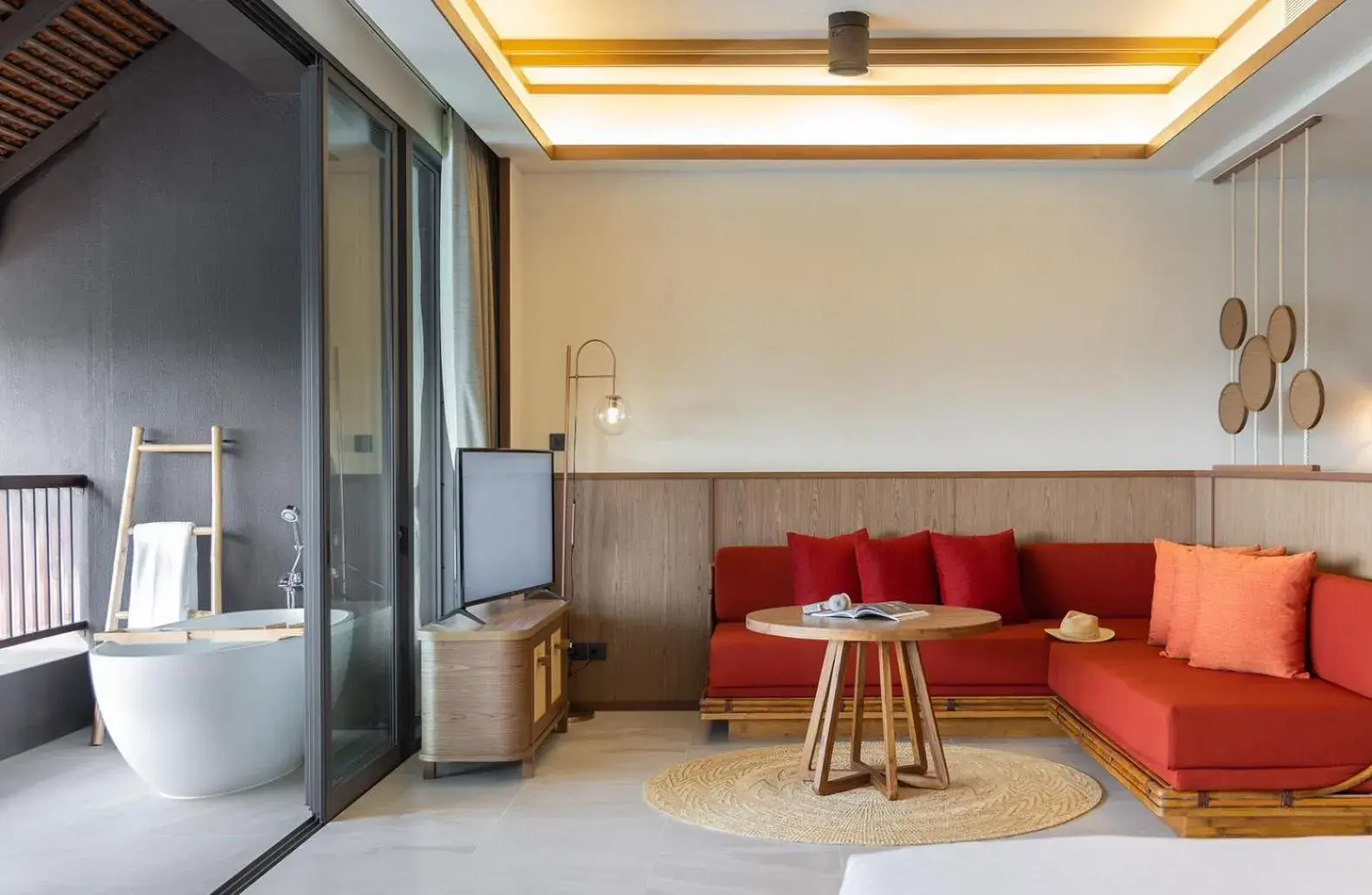 Living room in The Culture Samui Living room in The Culture Samui