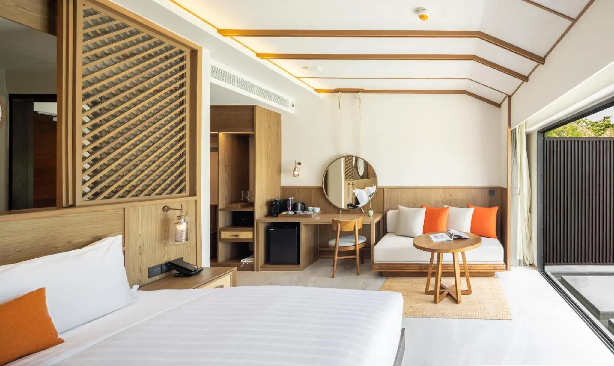 Coffee/tea facilities, Bed in The Culture Samui Coffee/tea facilities, Bed in The Culture Samui