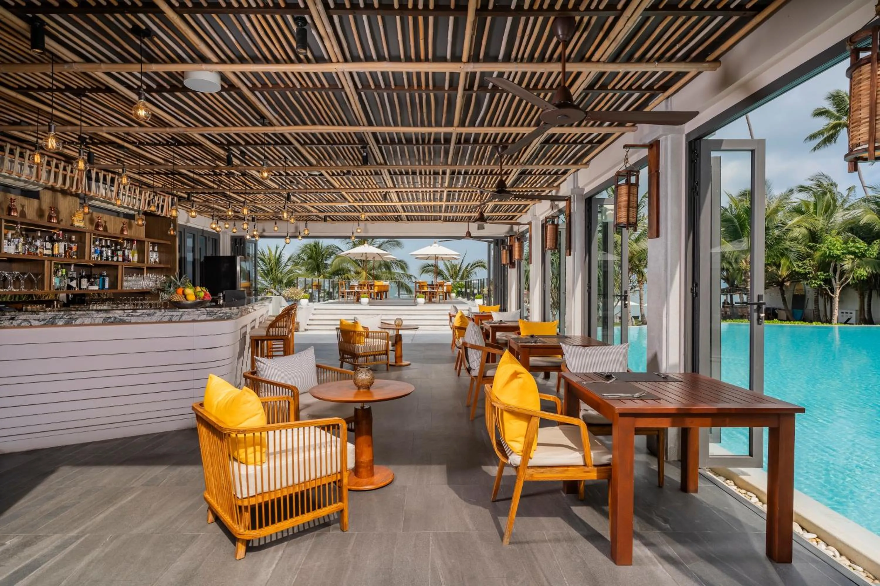 Seating area in The Culture Samui