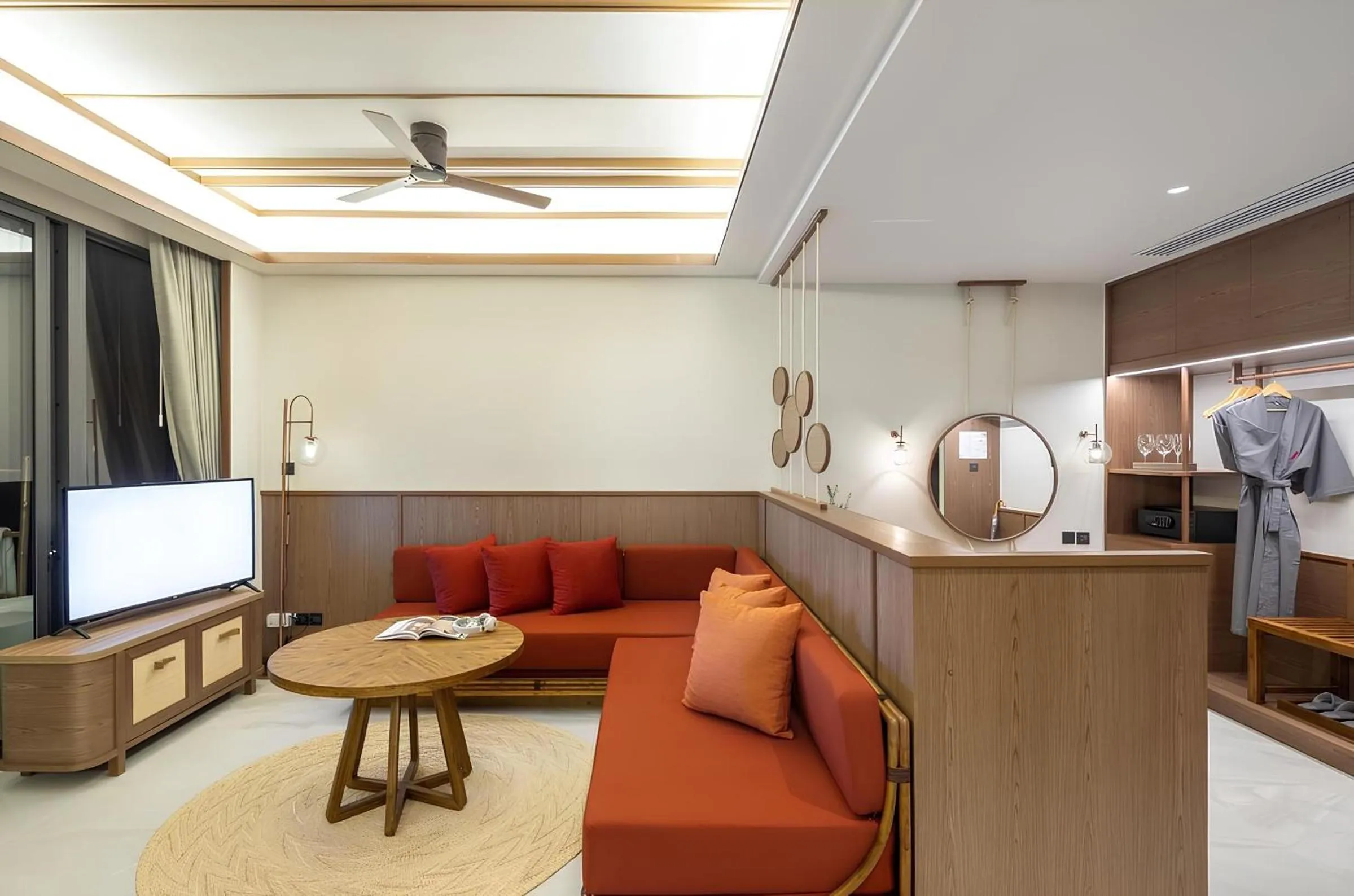 Seating area in The Culture Samui