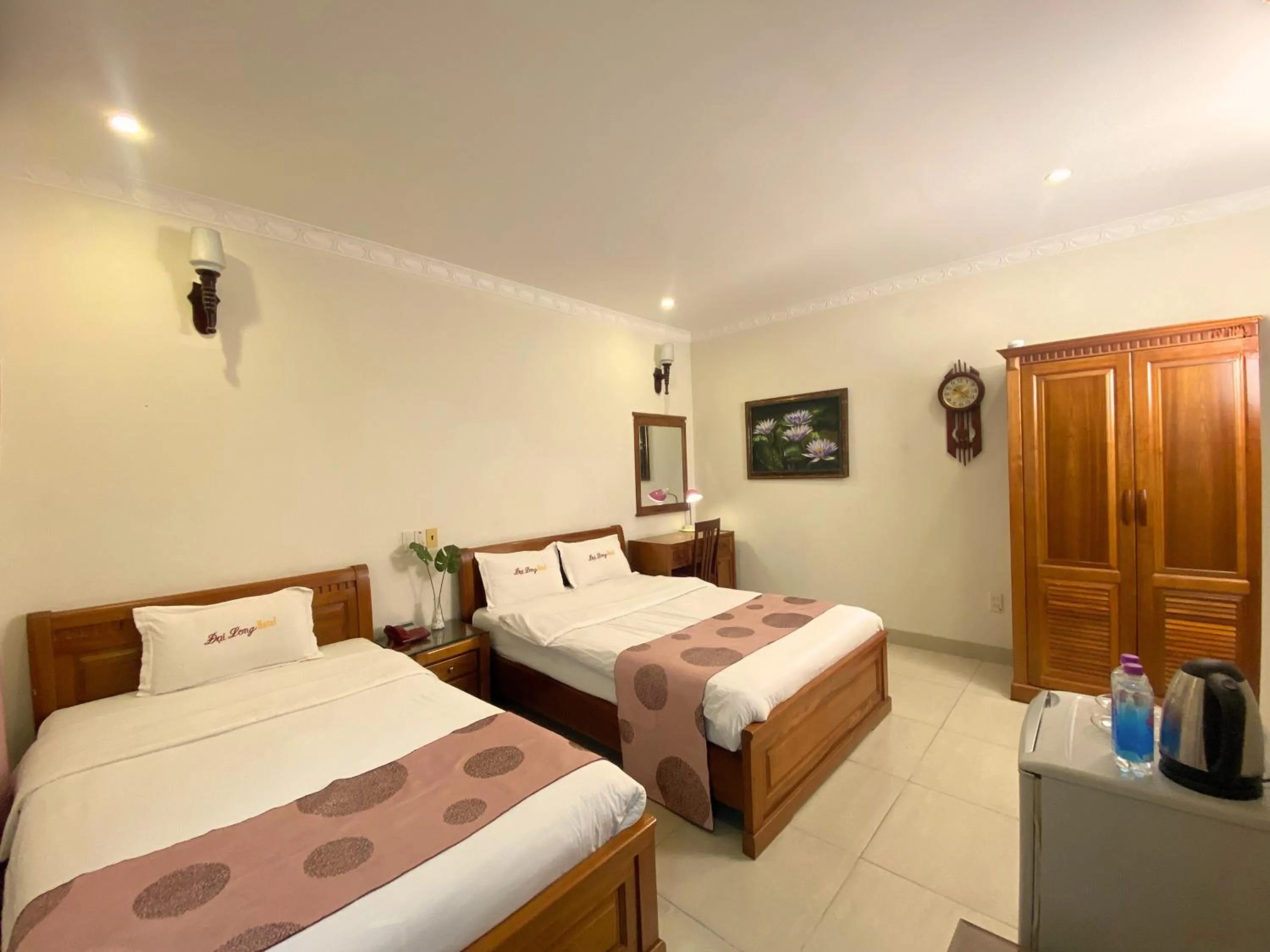 Bed in Dai Long Hotel