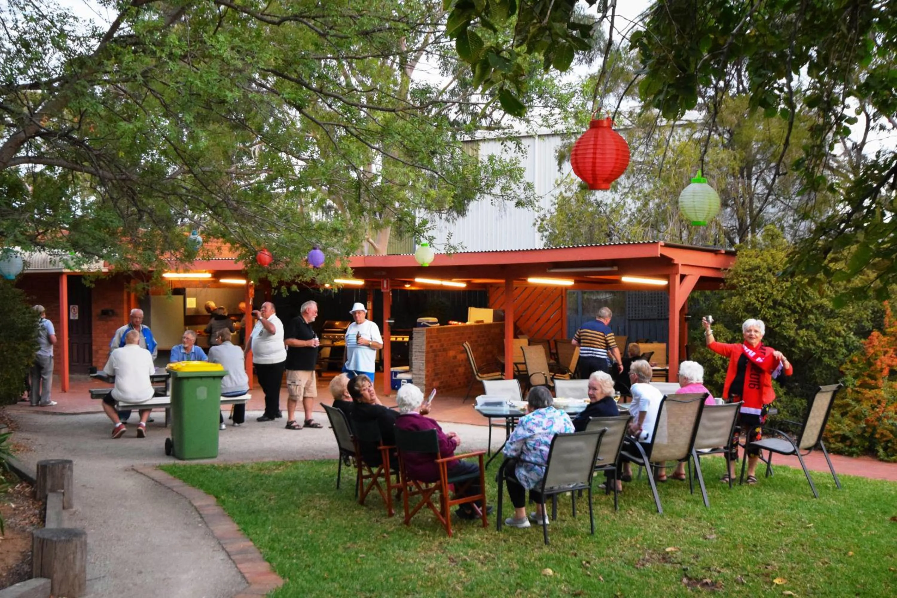 group of guests in River Country Inn