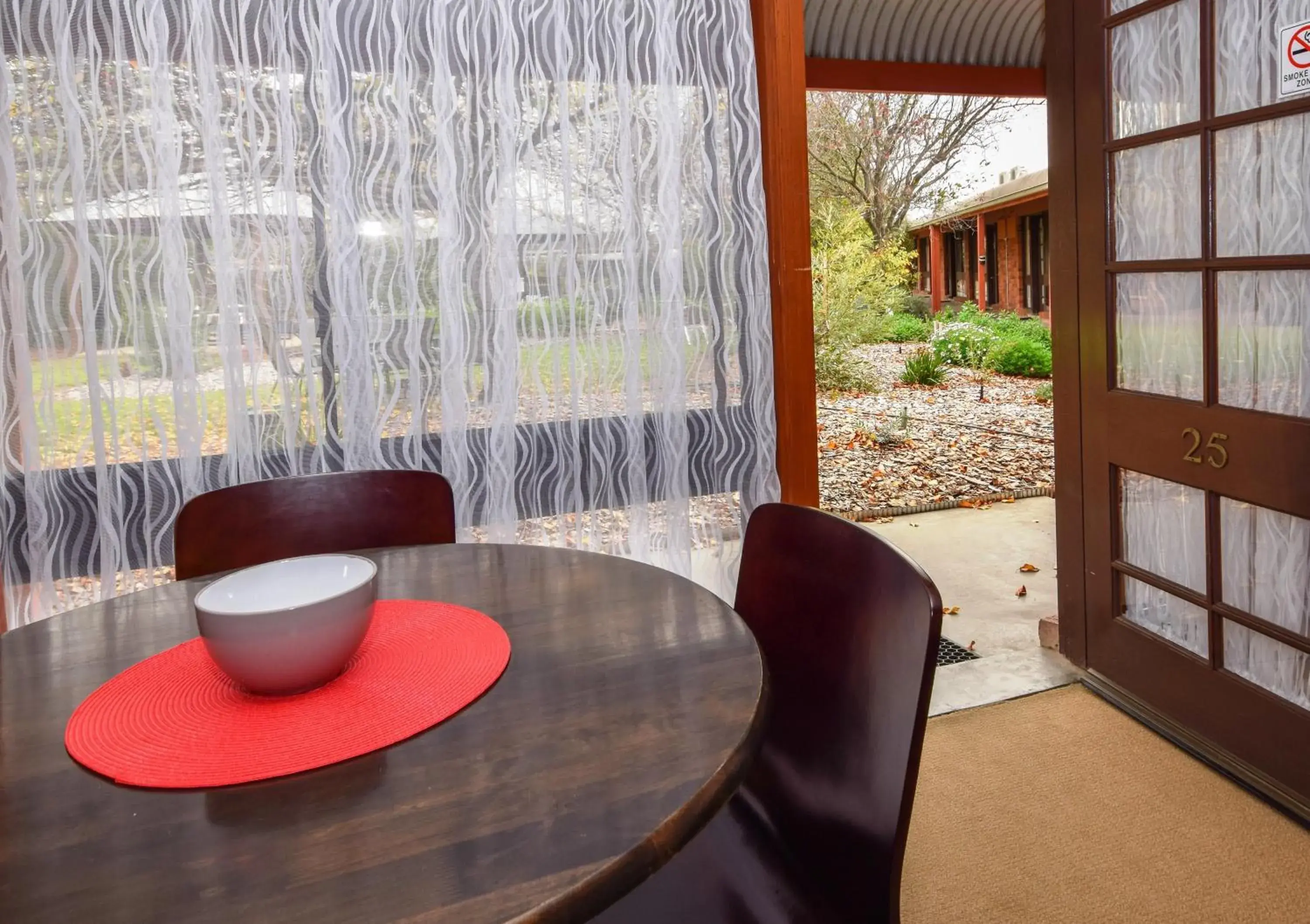 Garden view in River Country Inn Garden view in River Country Inn