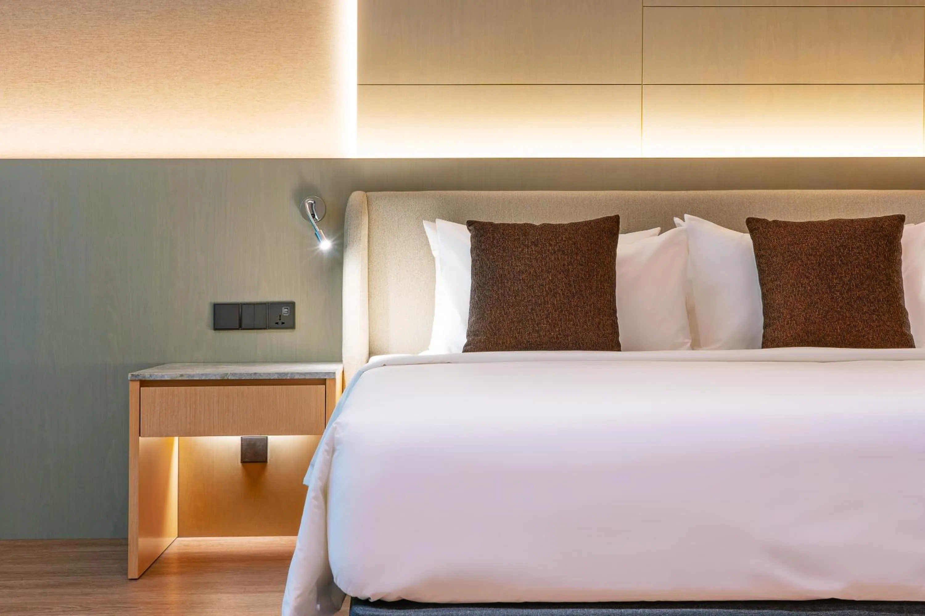 Bed in M World Hotel