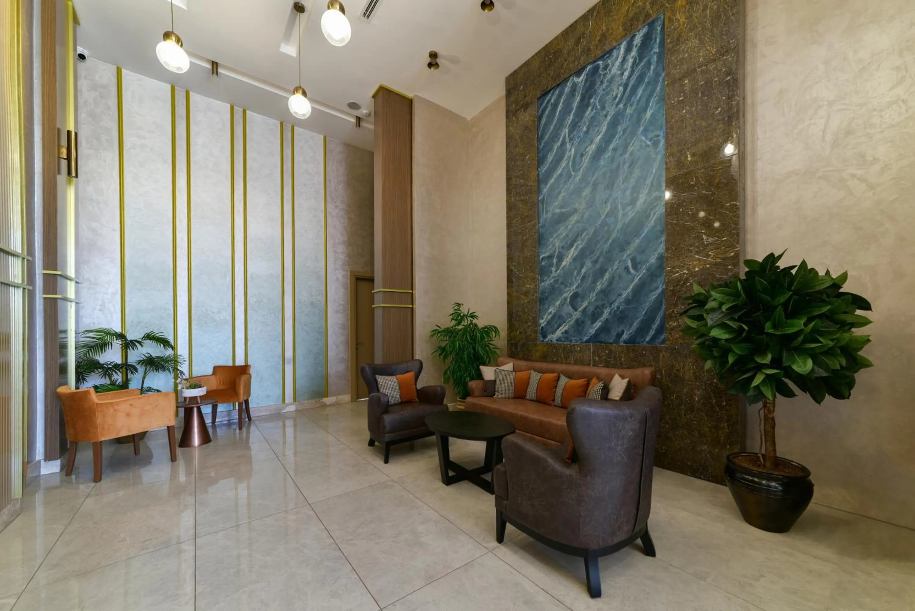 Lobby or reception in La Flora House Hotel
