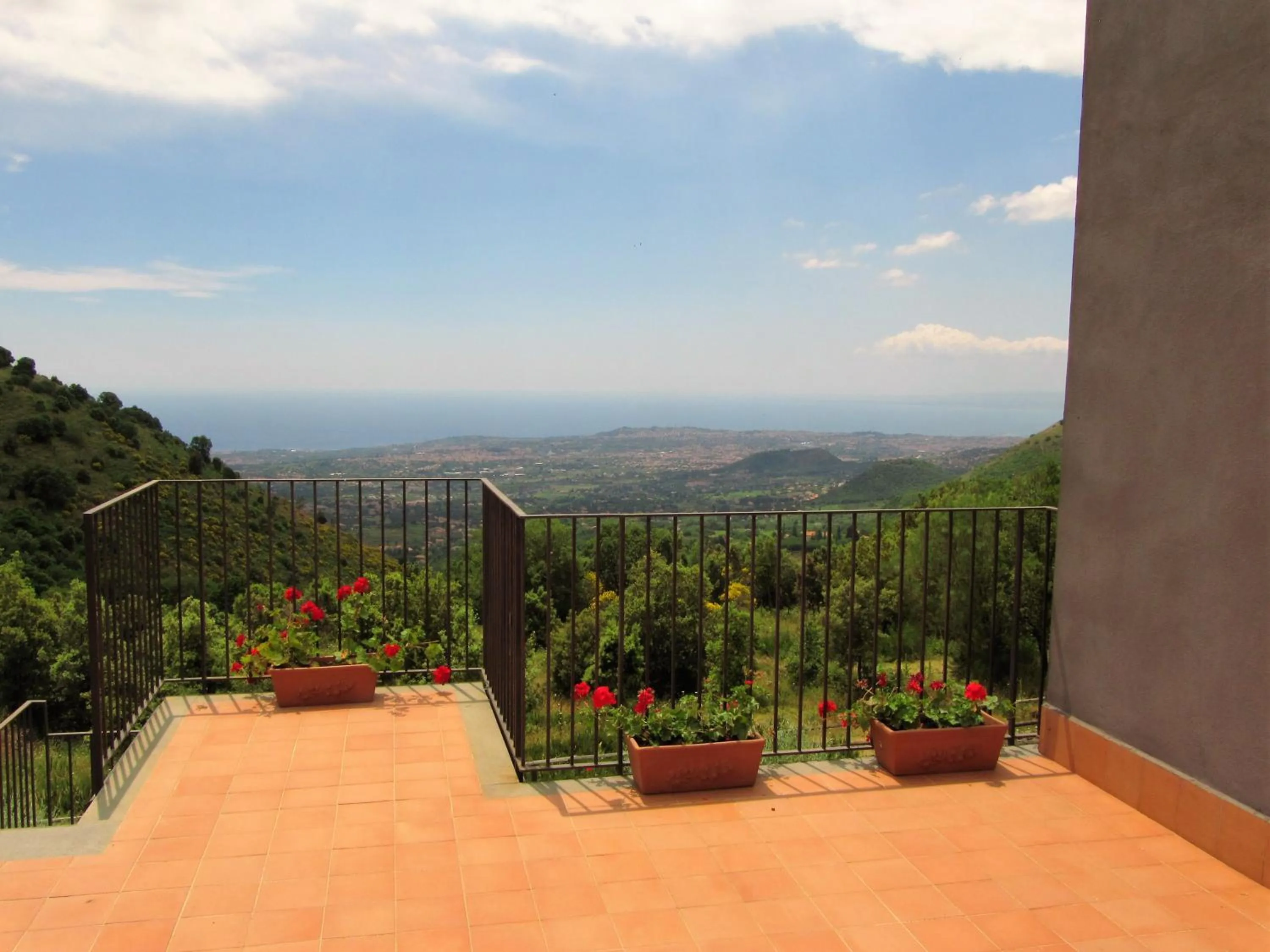 Balcony/Terrace in Casa Etnea