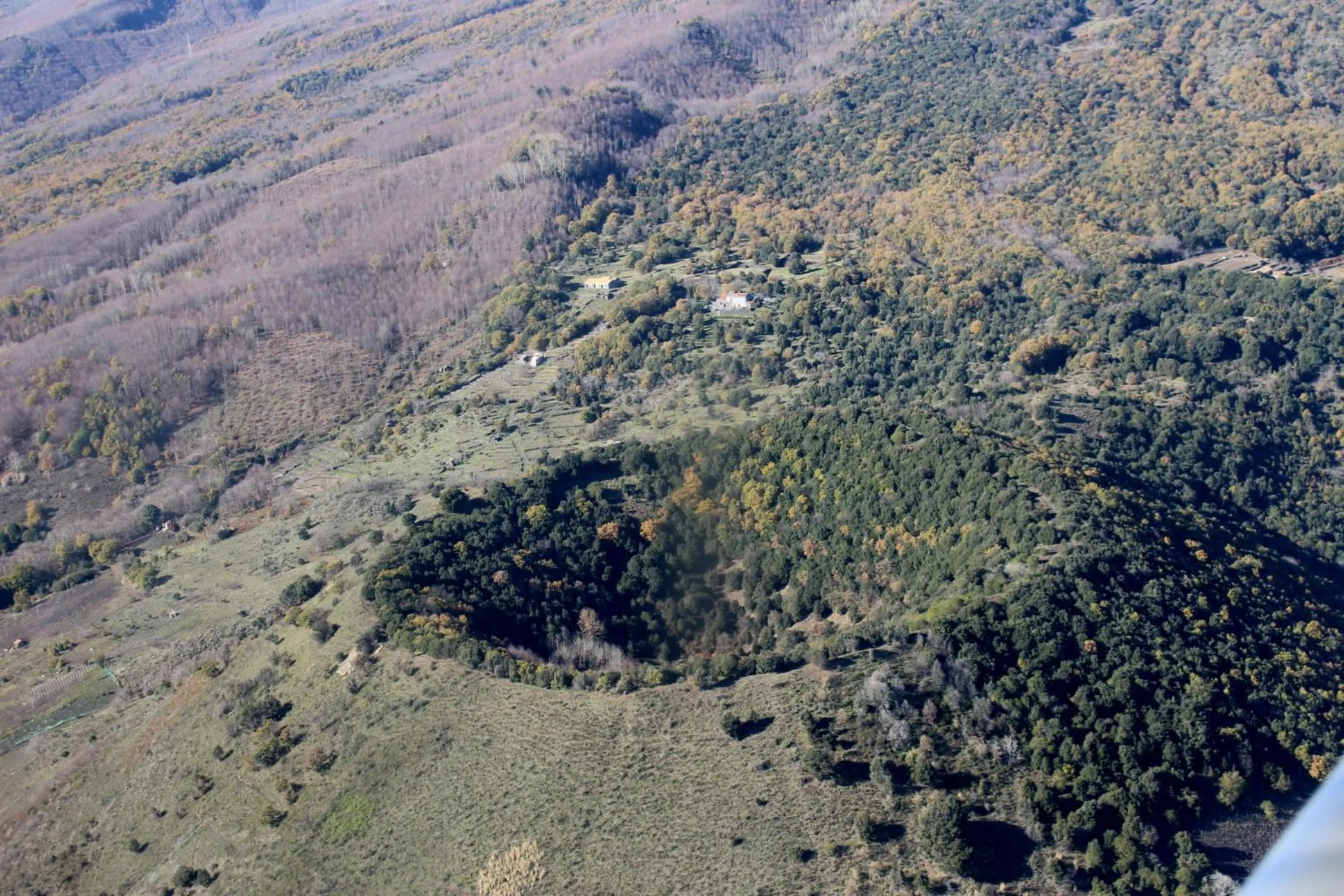 Bird's eye view in Casa Etnea