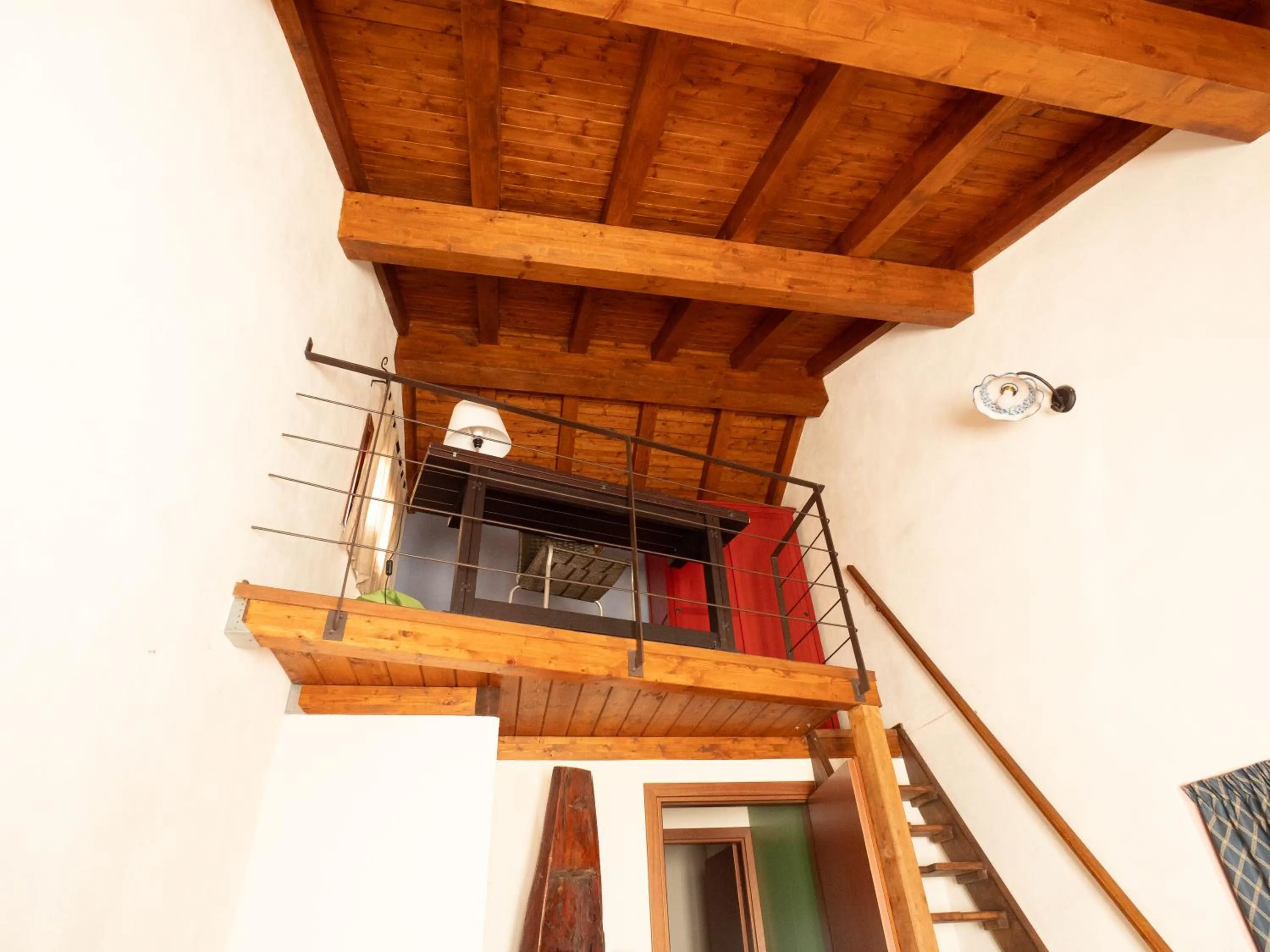 Seating area in Casa Etnea