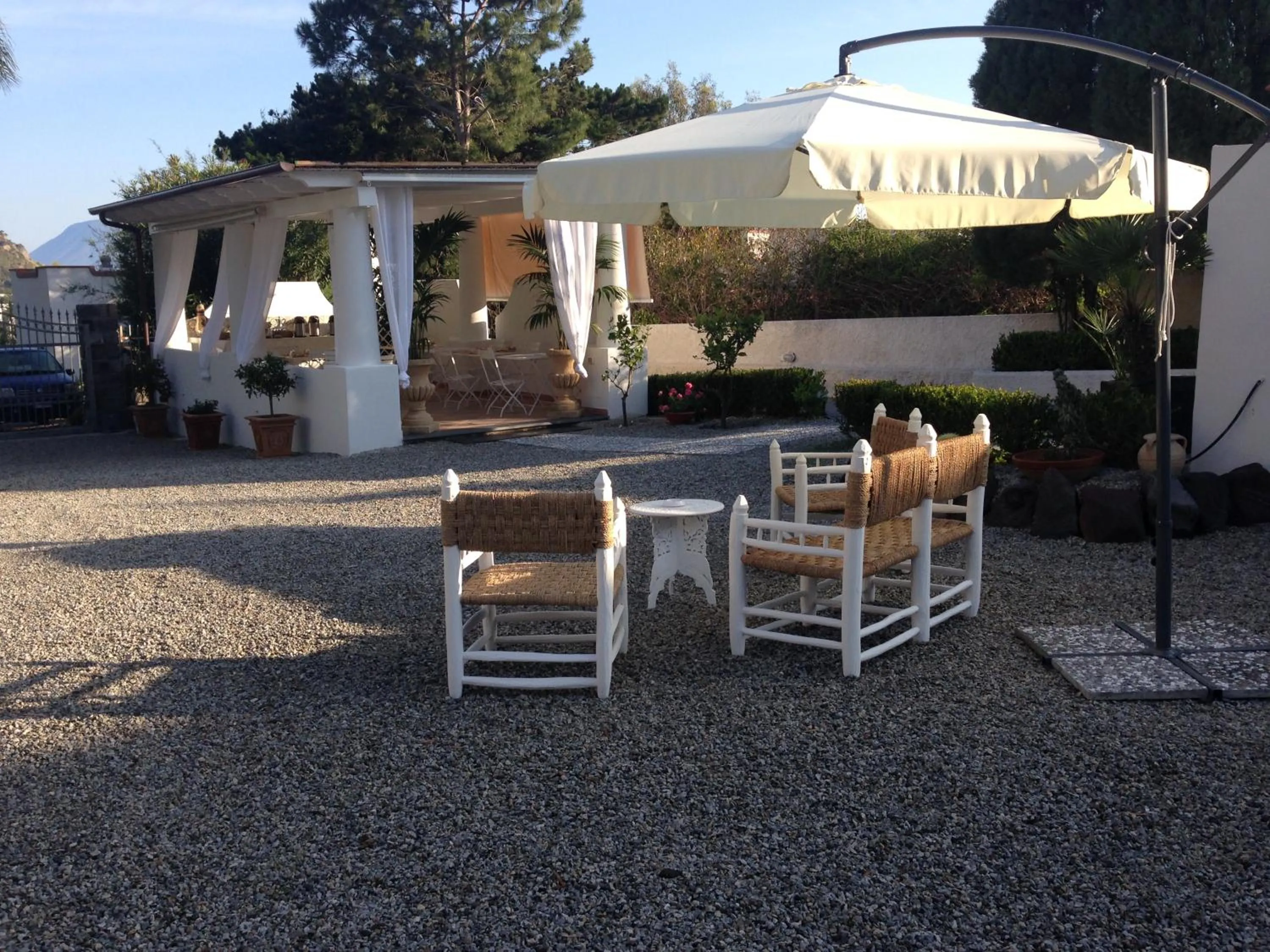 Garden view in Casa Arcada