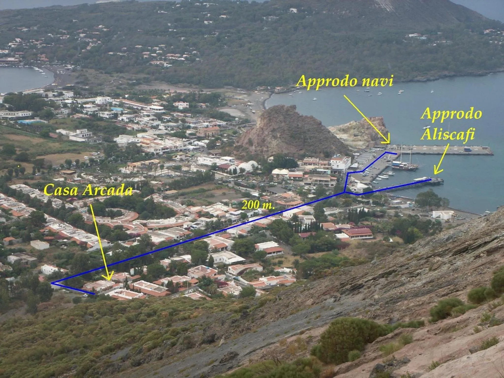 Bird's eye view in Casa Arcada