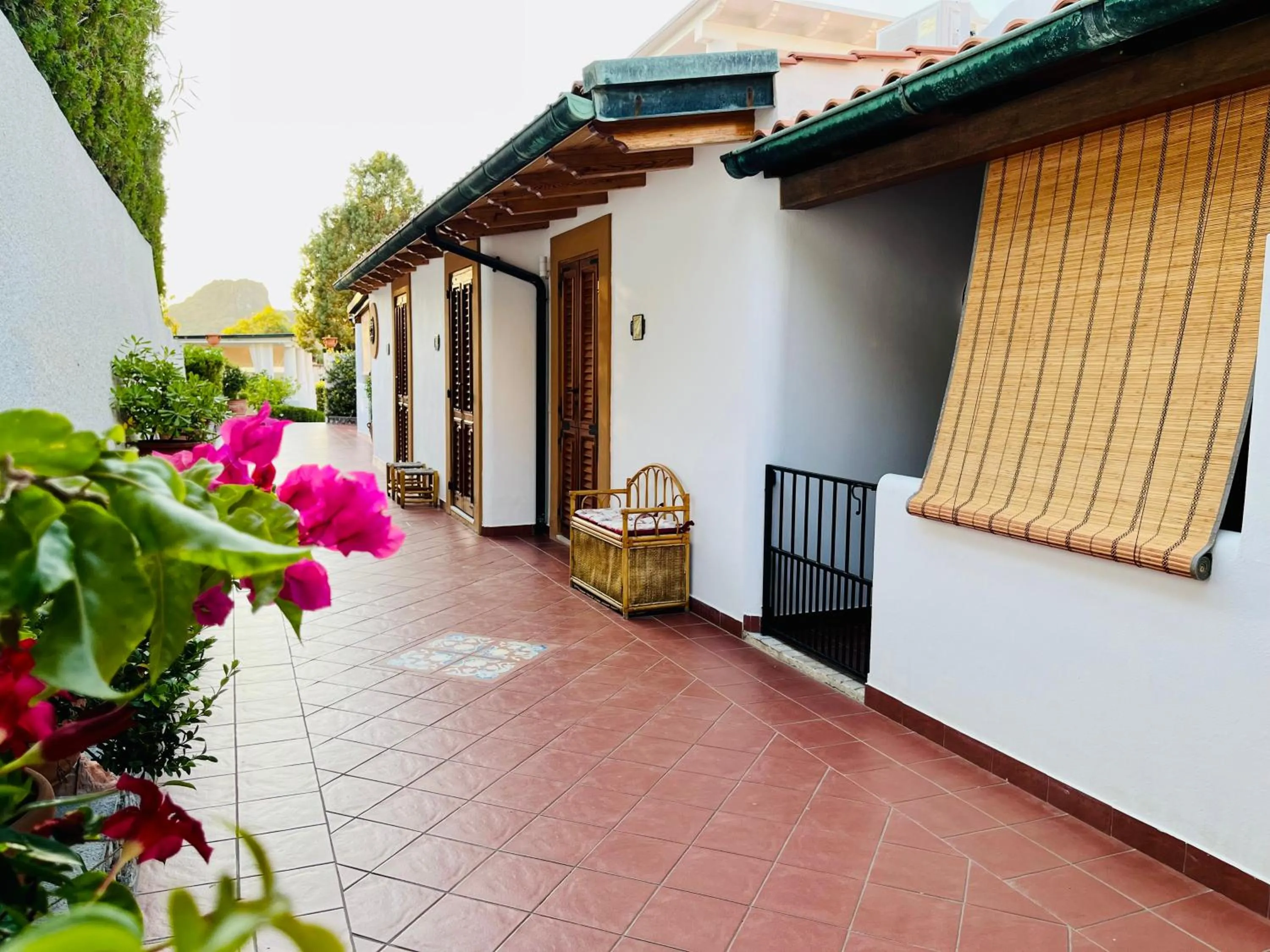 Garden view in Casa Arcada