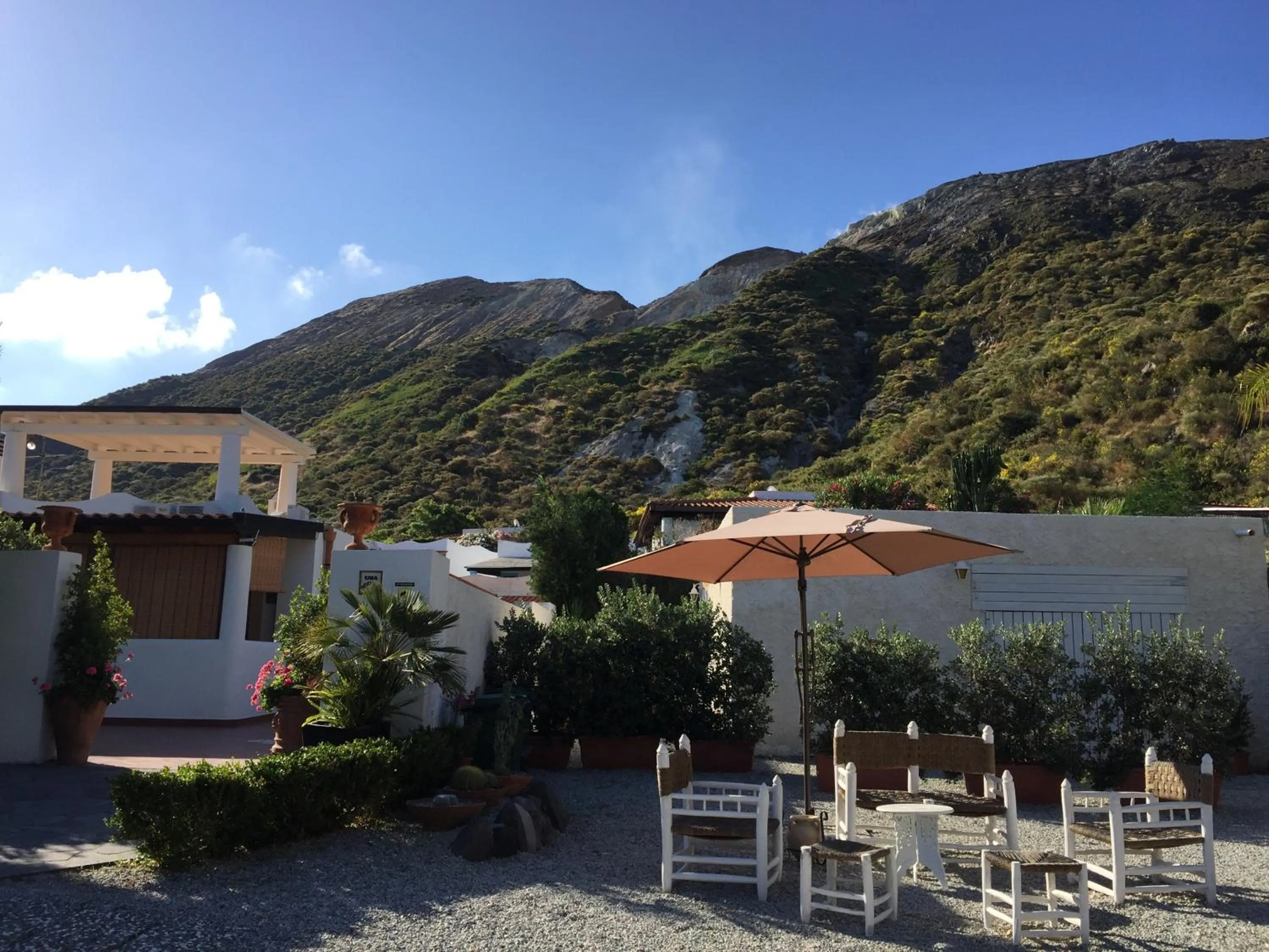 Garden view in Casa Arcada