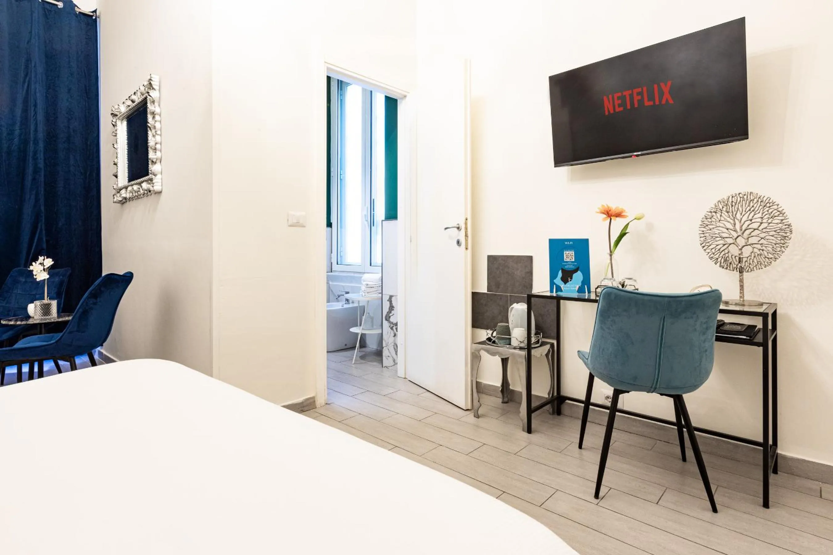 TV and multimedia, Bed in Trastevere Suites - Top Collection