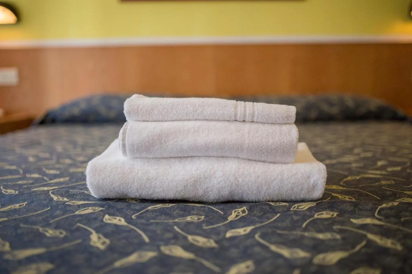 Bed in Hotel Benacus