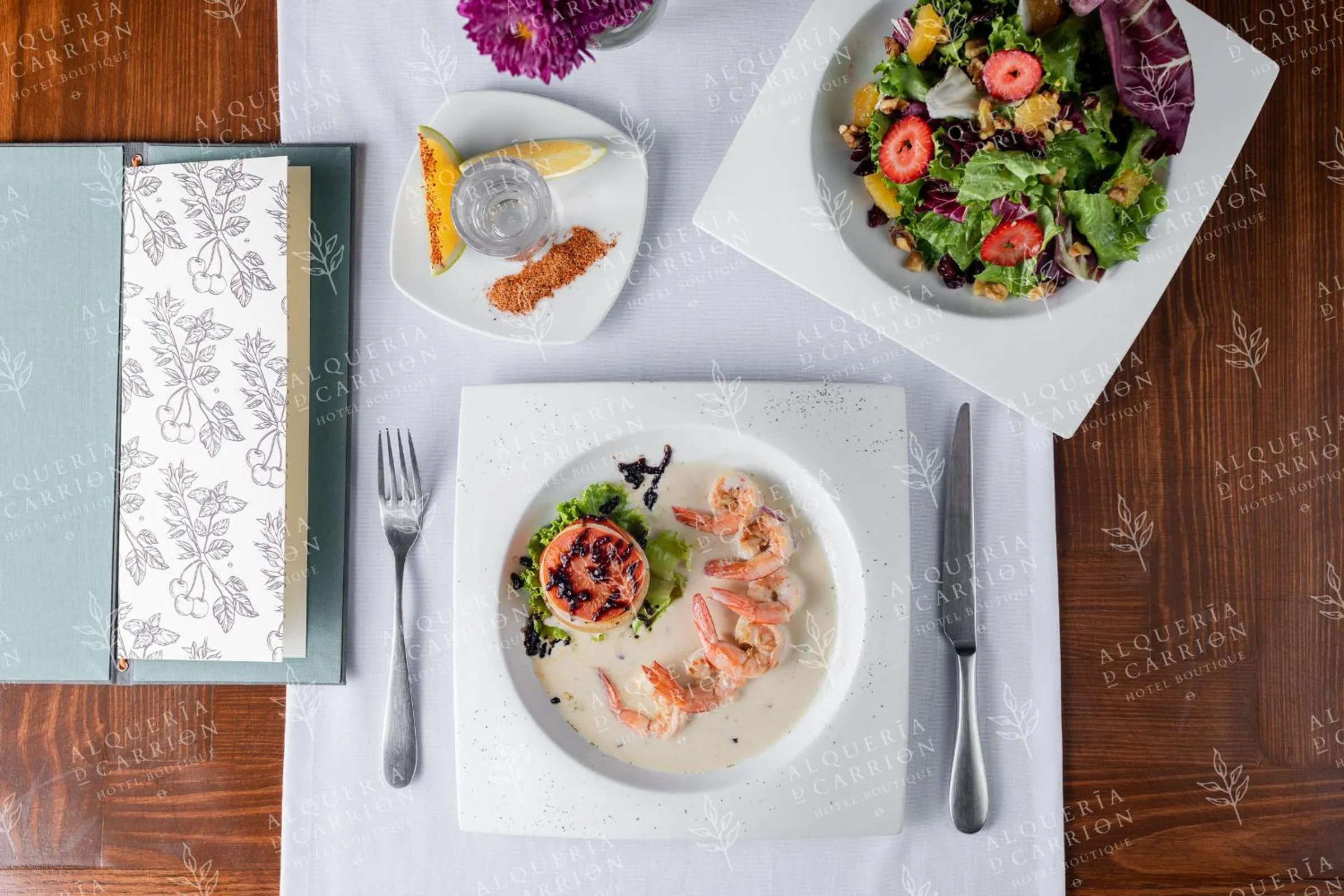 Food and drinks in Alqueria de Carrion Hotel Boutique