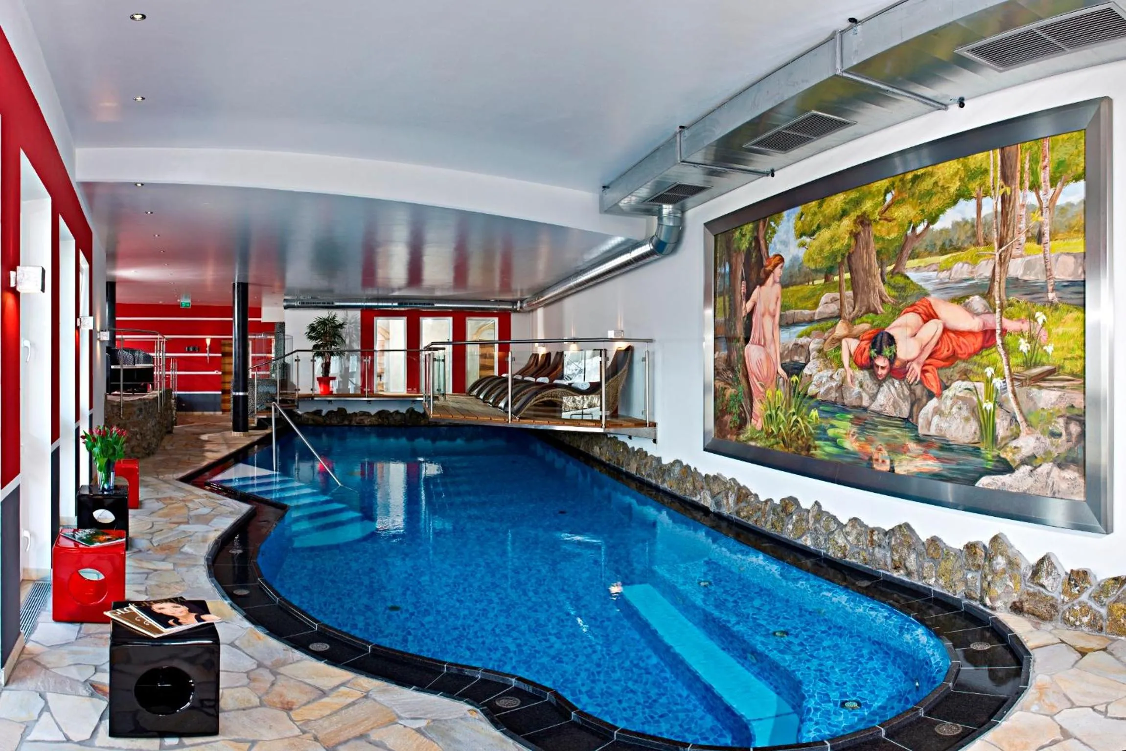 Swimming pool in Sporthotel Snowwhite