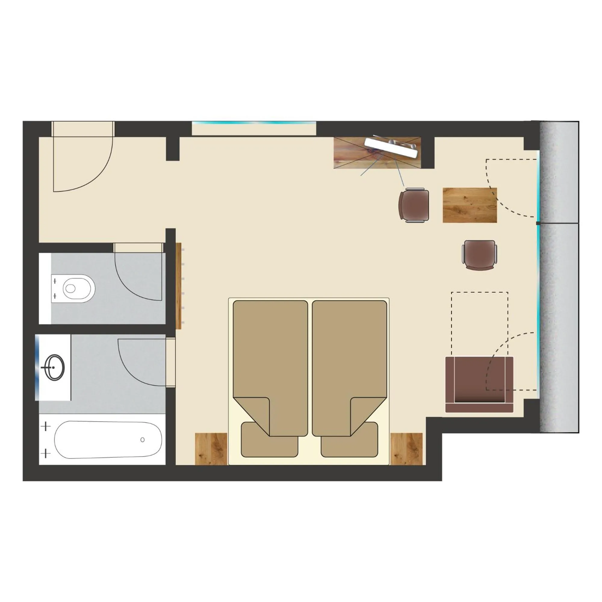 Floor plan in Sporthotel Snowwhite