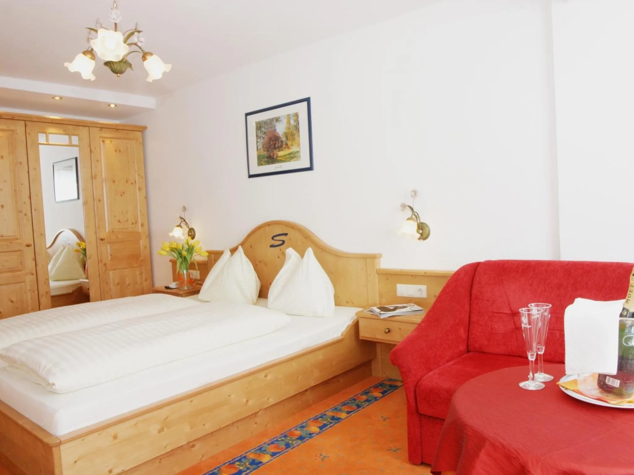 Bed in Sporthotel Snowwhite