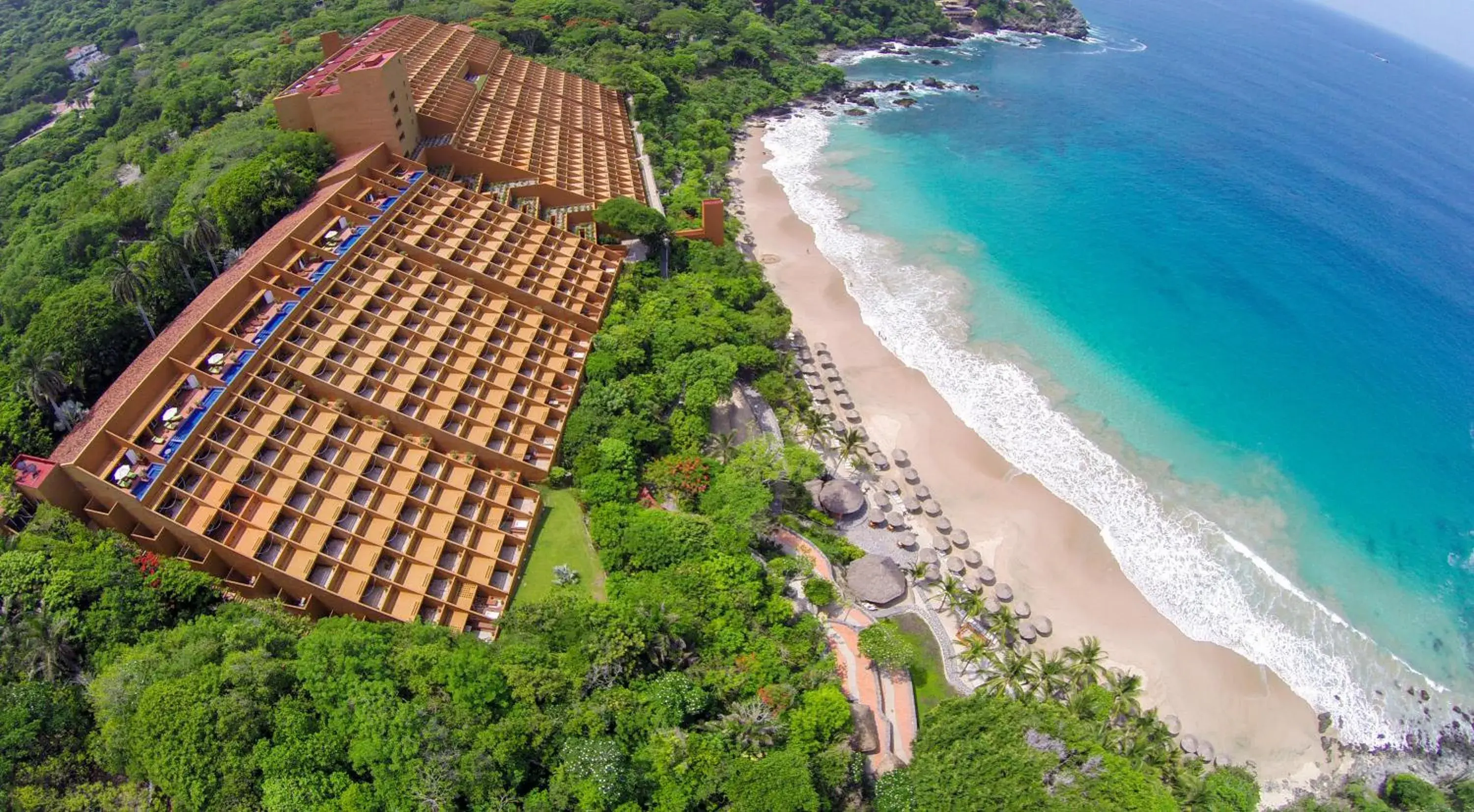 Bird's eye view in Las Brisas Ixtapa Bird's eye view in Las Brisas Ixtapa