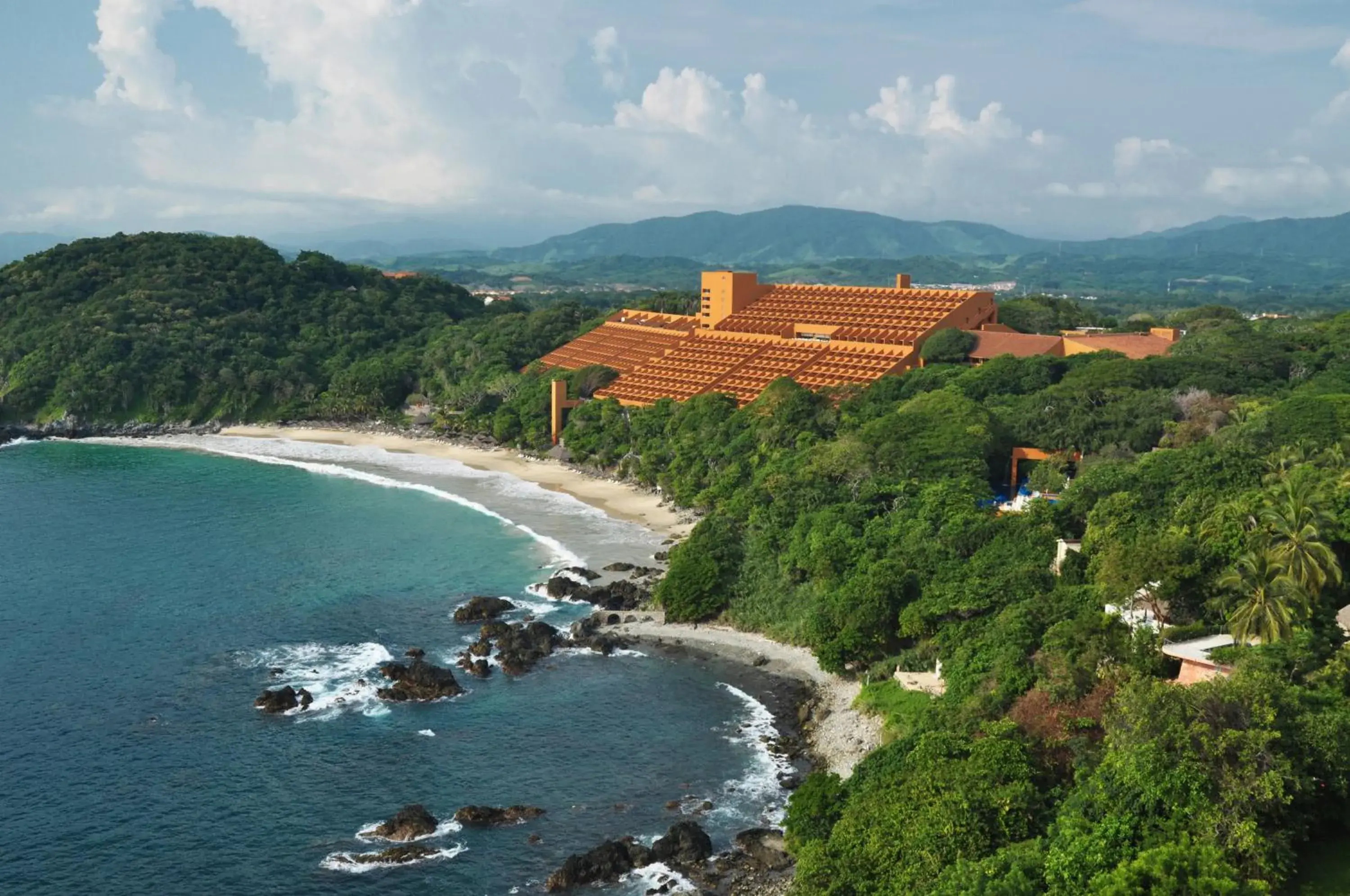 Bird's eye view in Las Brisas Ixtapa Bird's eye view in Las Brisas Ixtapa