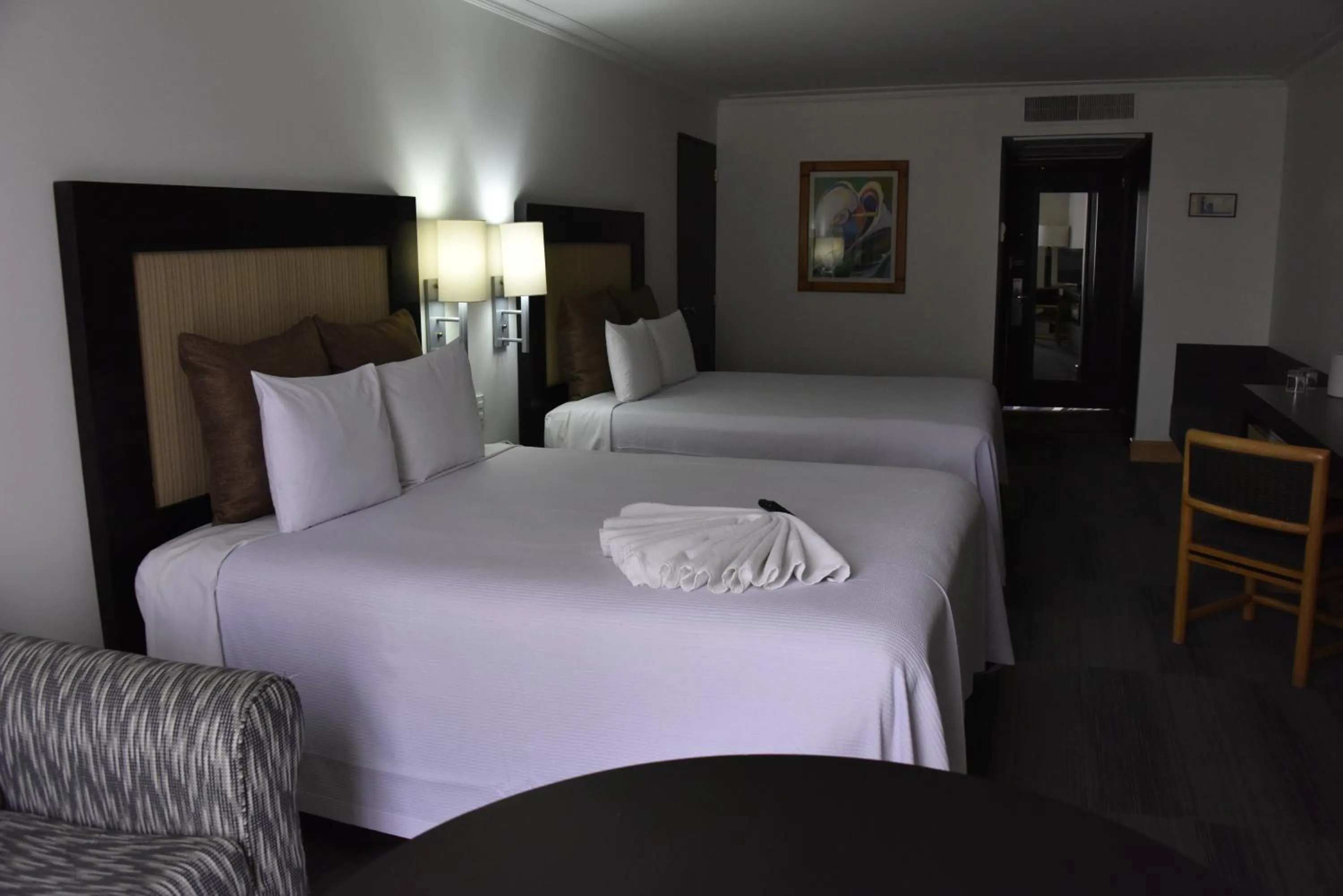 Bed in Hotel Royal Reforma