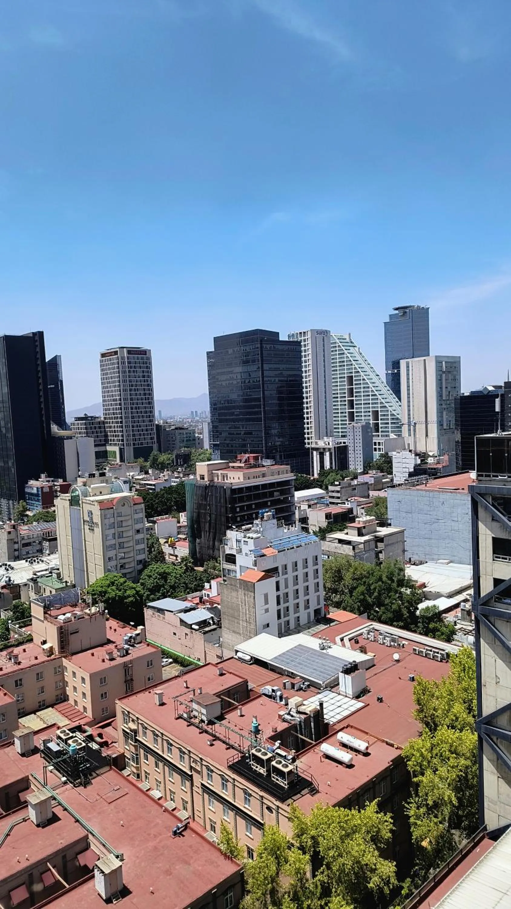 Bird's eye view in Hotel Royal Reforma