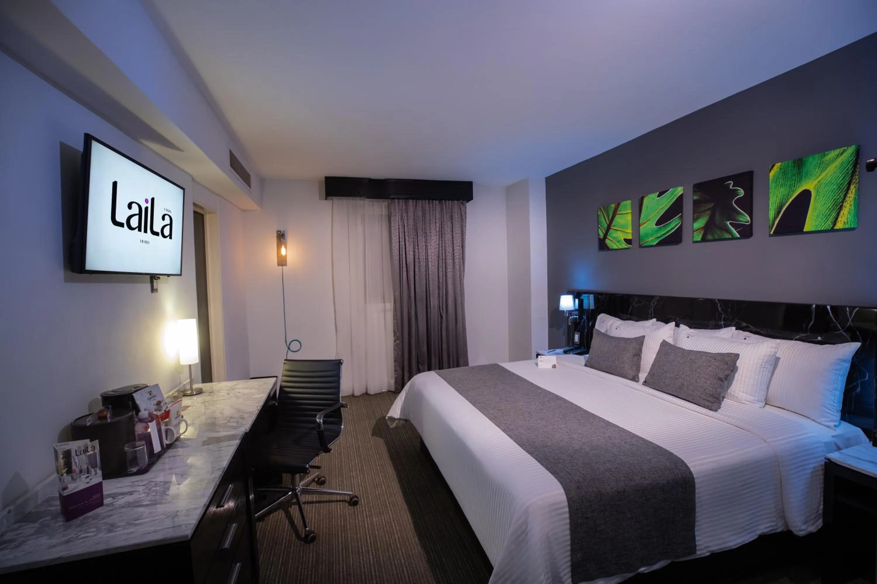 TV and multimedia, Bed in LaiLa Hotel CDMX Reforma