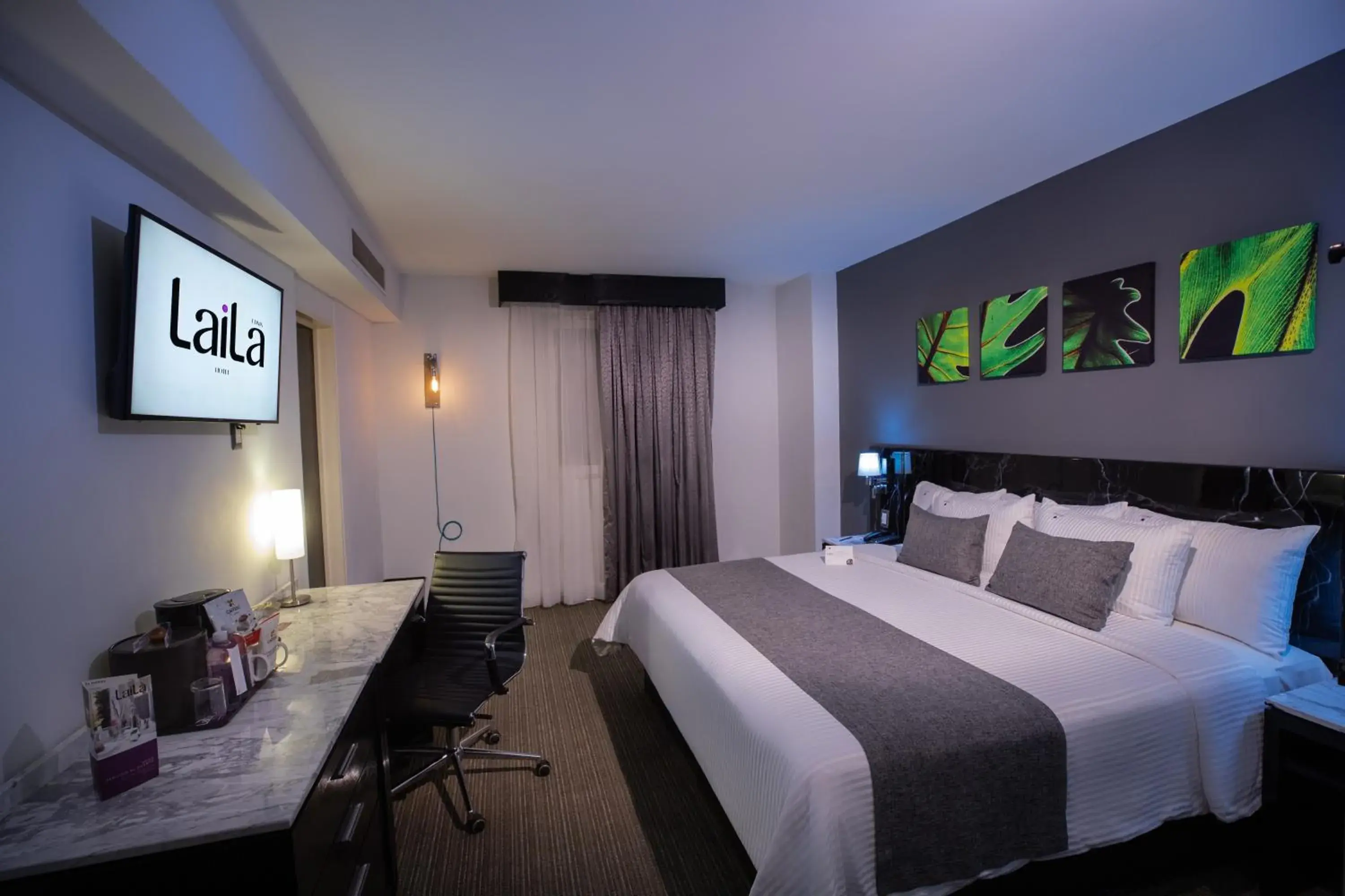 TV and multimedia, Bed in LaiLa Hotel CDMX Reforma TV and multimedia, Bed in LaiLa Hotel CDMX Reforma