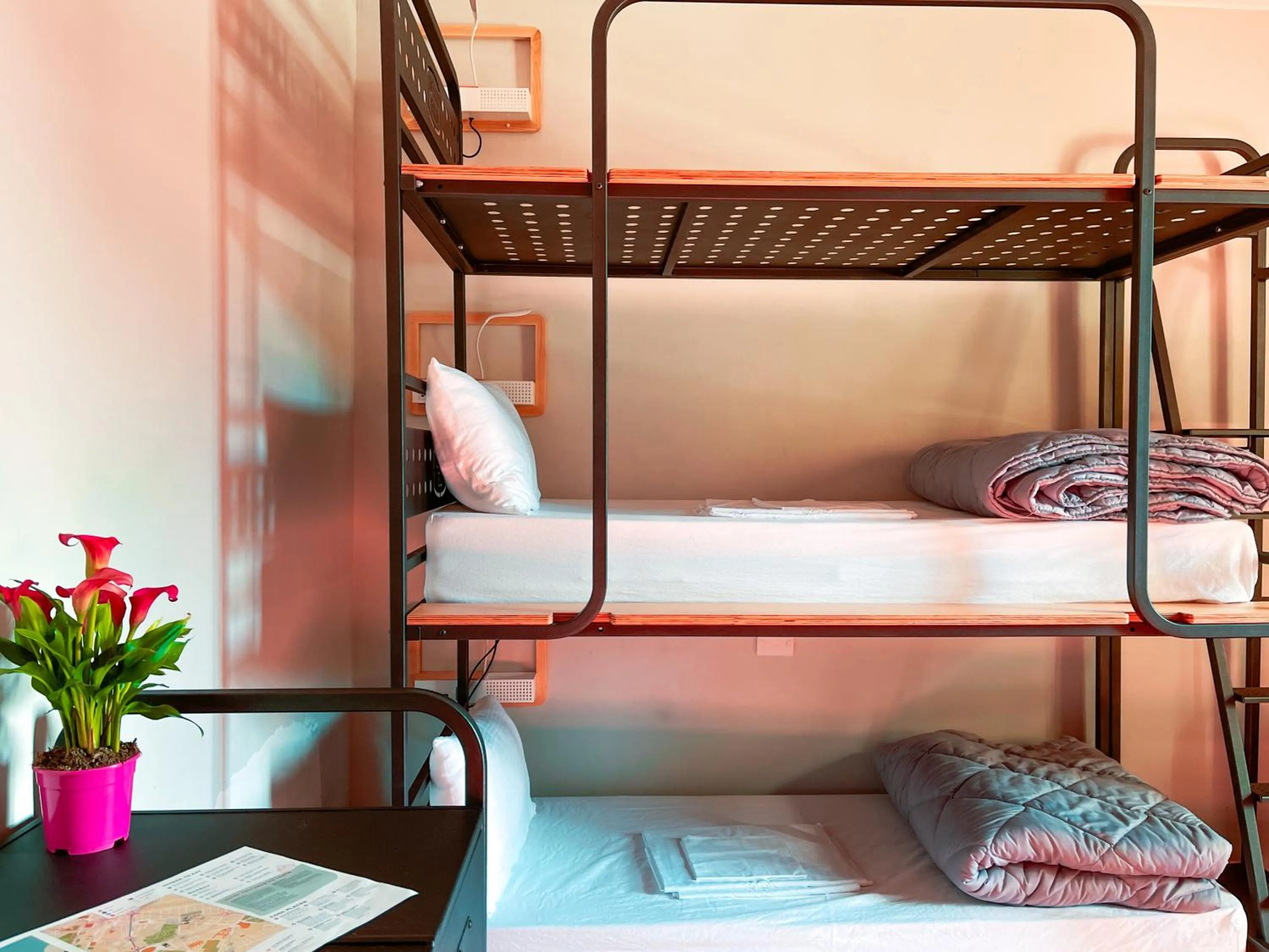 Bedroom, Bed in Ostello Bello Roma Colosseo