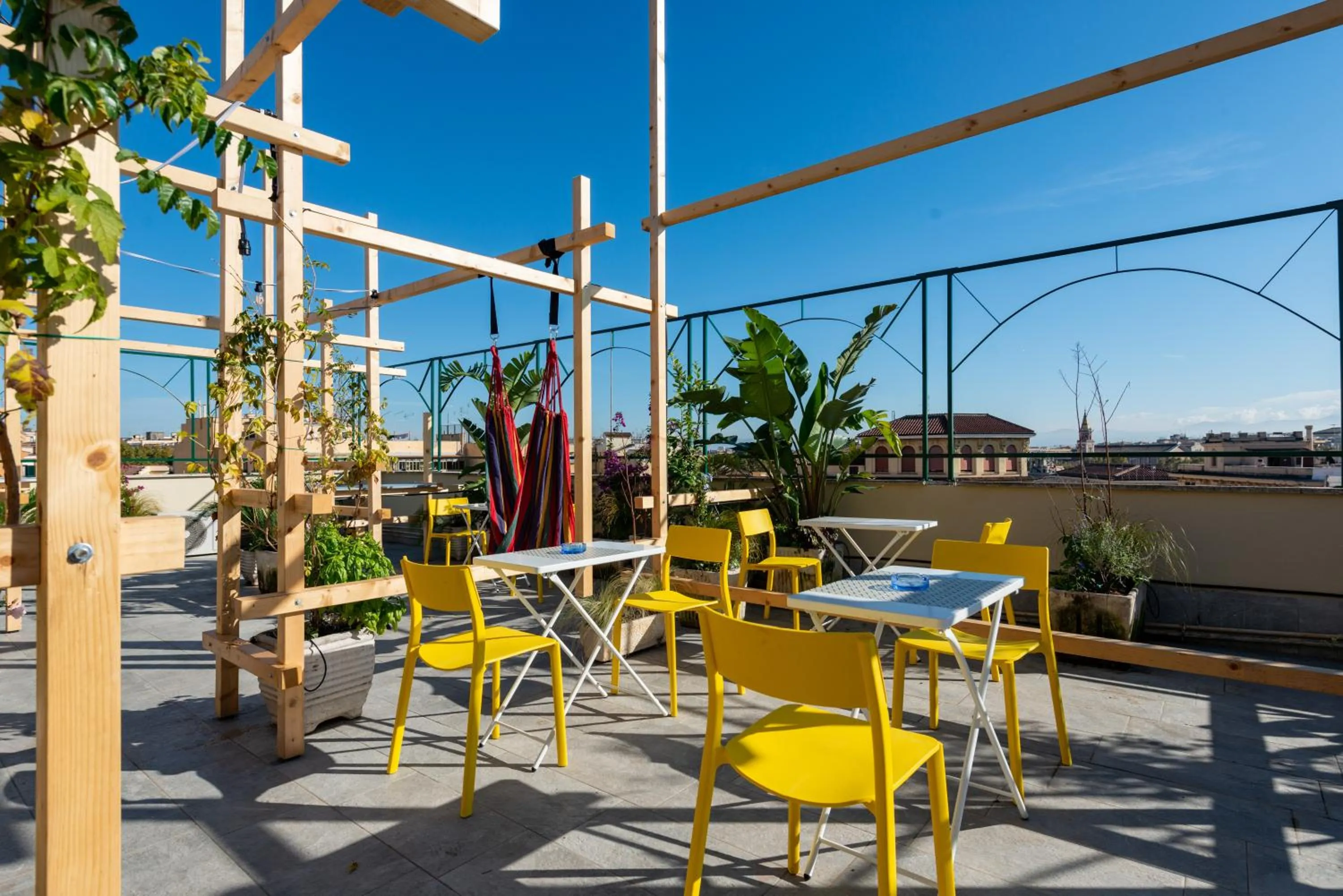 Balcony/Terrace in Ostello Bello Roma Colosseo
