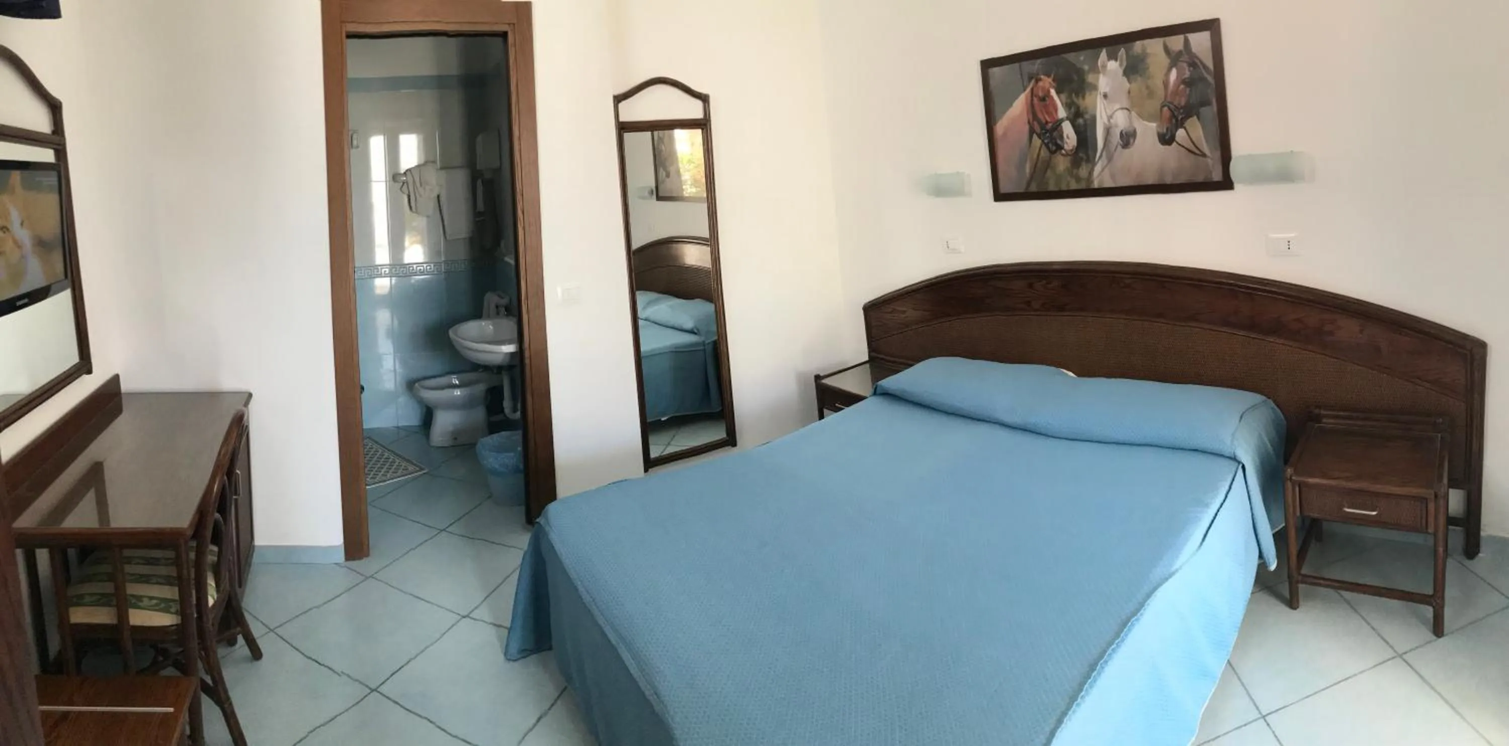 Bed in Hotel Castiglione