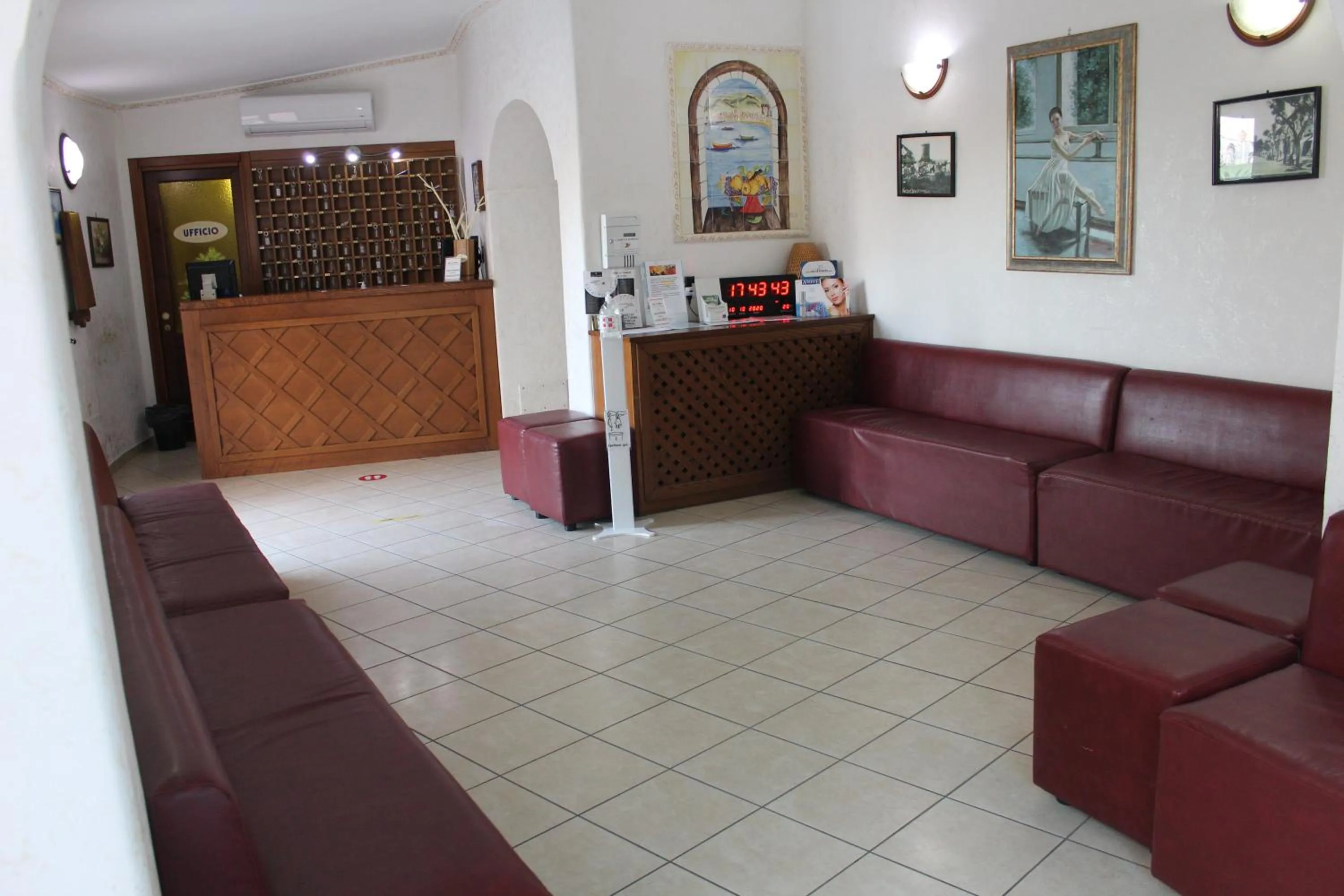 Lobby or reception in Hotel Castiglione