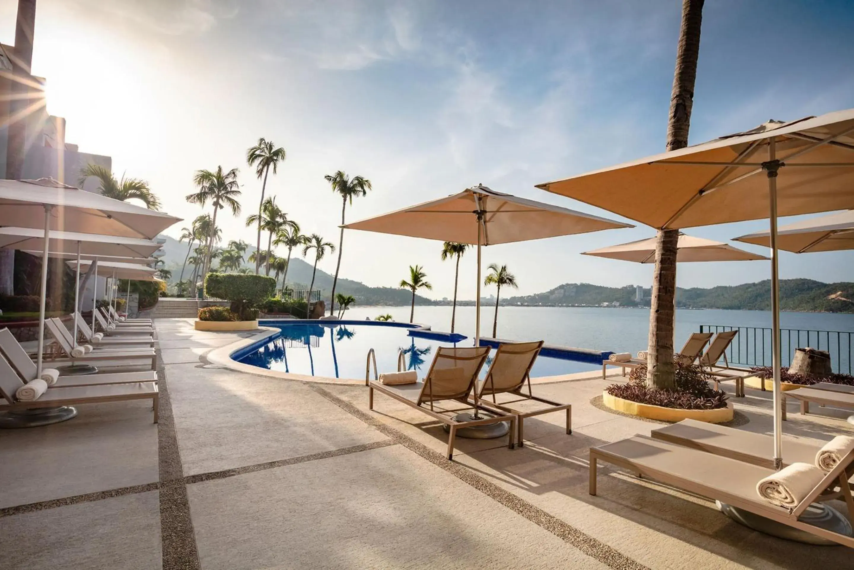 Swimming pool in Camino Real Acapulco Diamante Swimming pool in Camino Real Acapulco Diamante