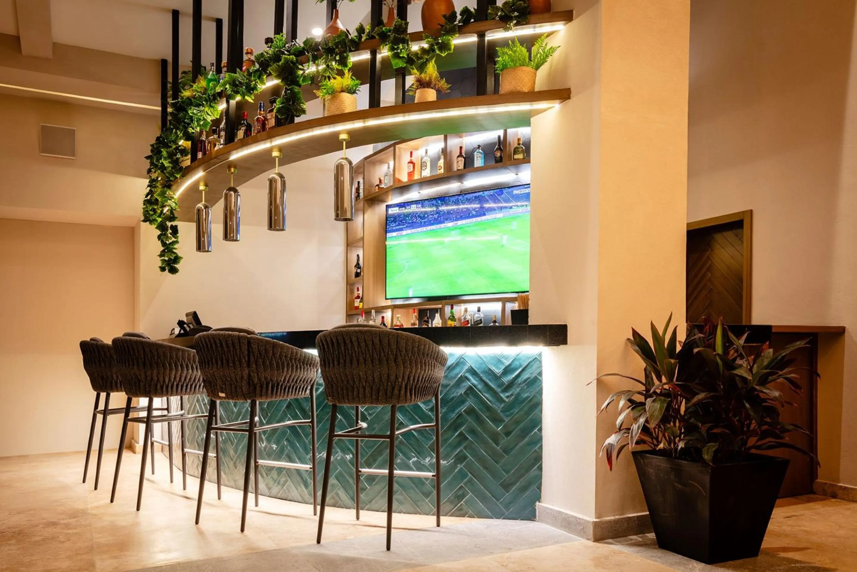 Lounge or bar in Camino Real Acapulco Diamante