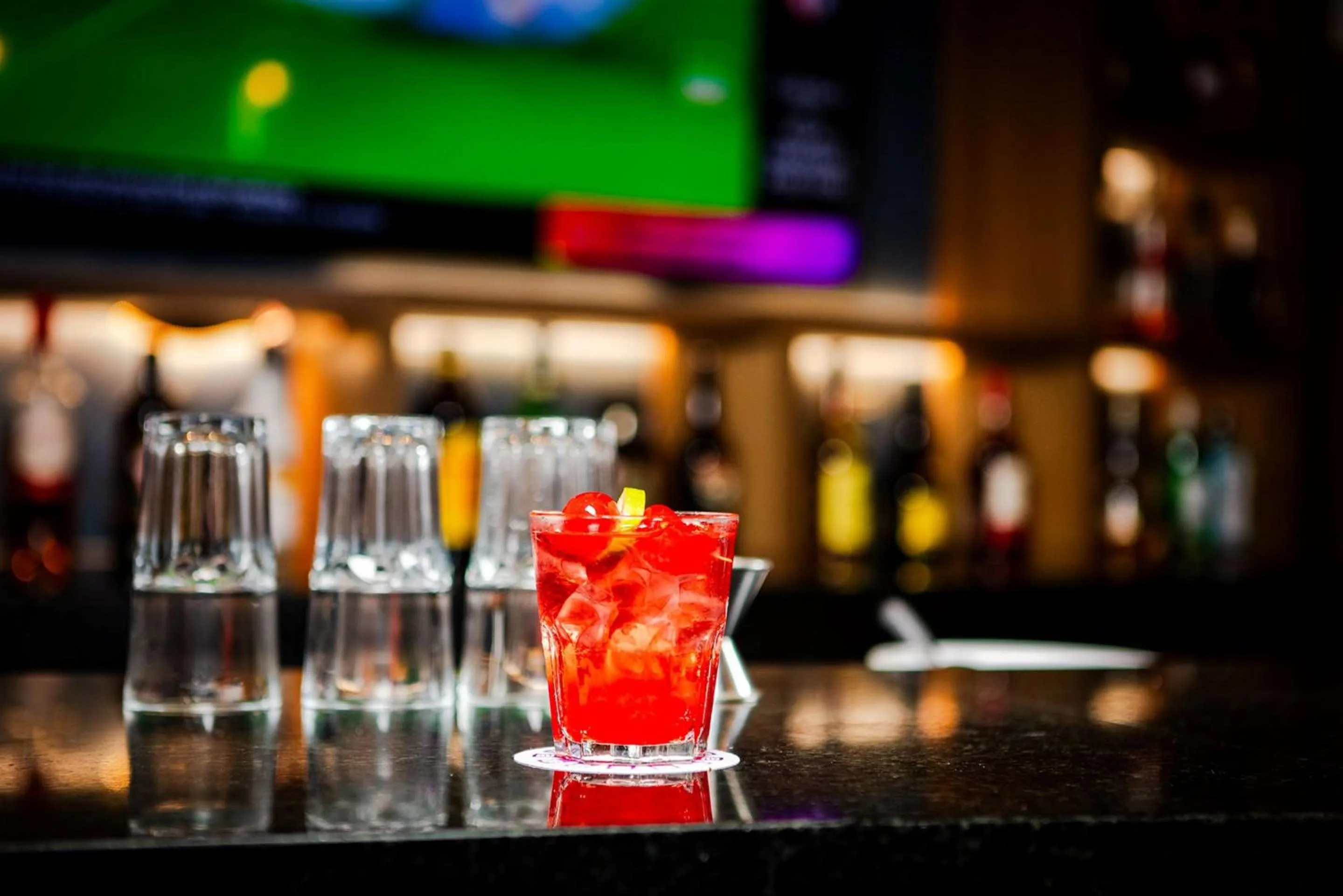 Lounge or bar in Camino Real Acapulco Diamante