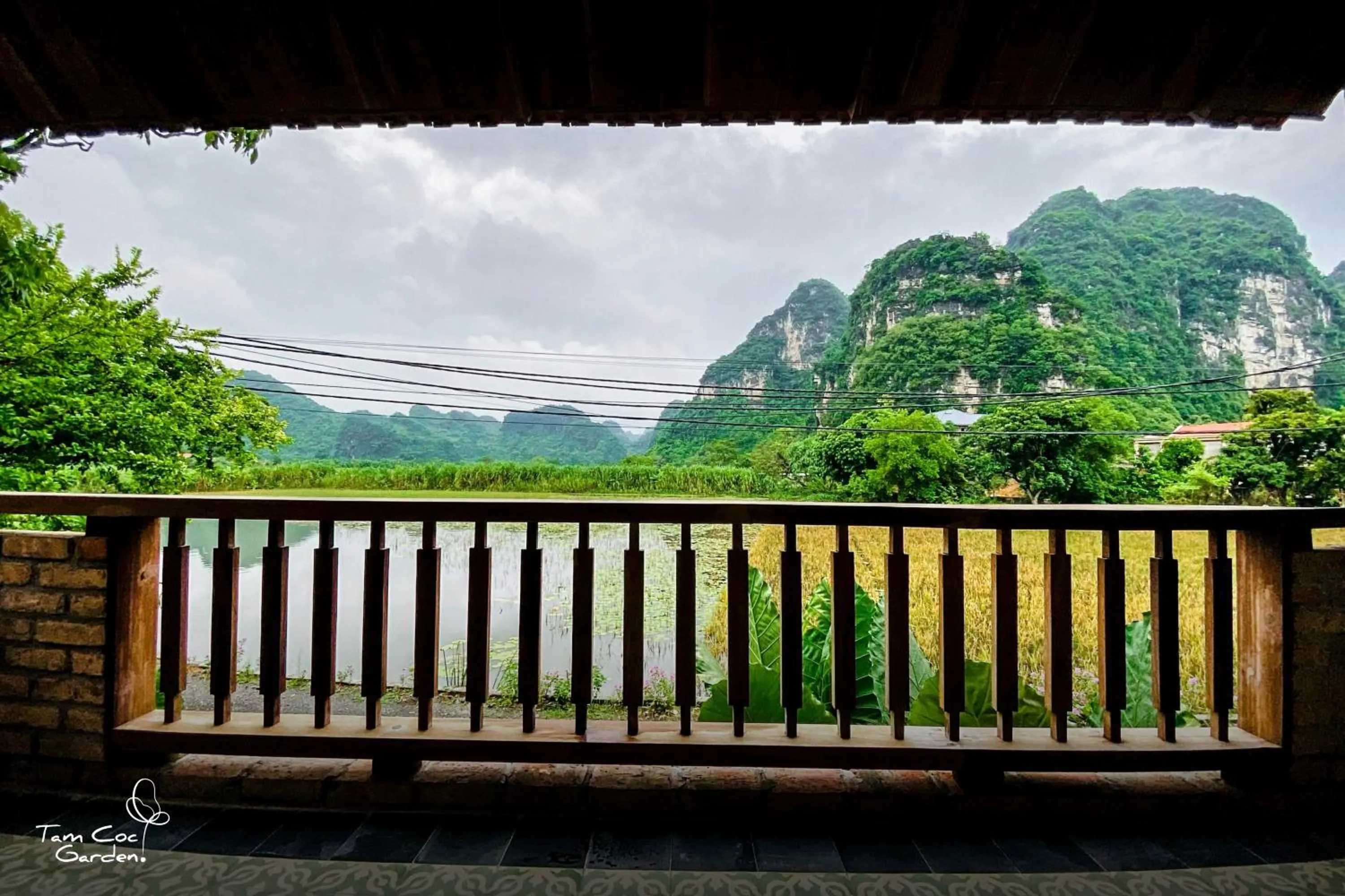 Balcony/Terrace in Tam Coc Garden Resort